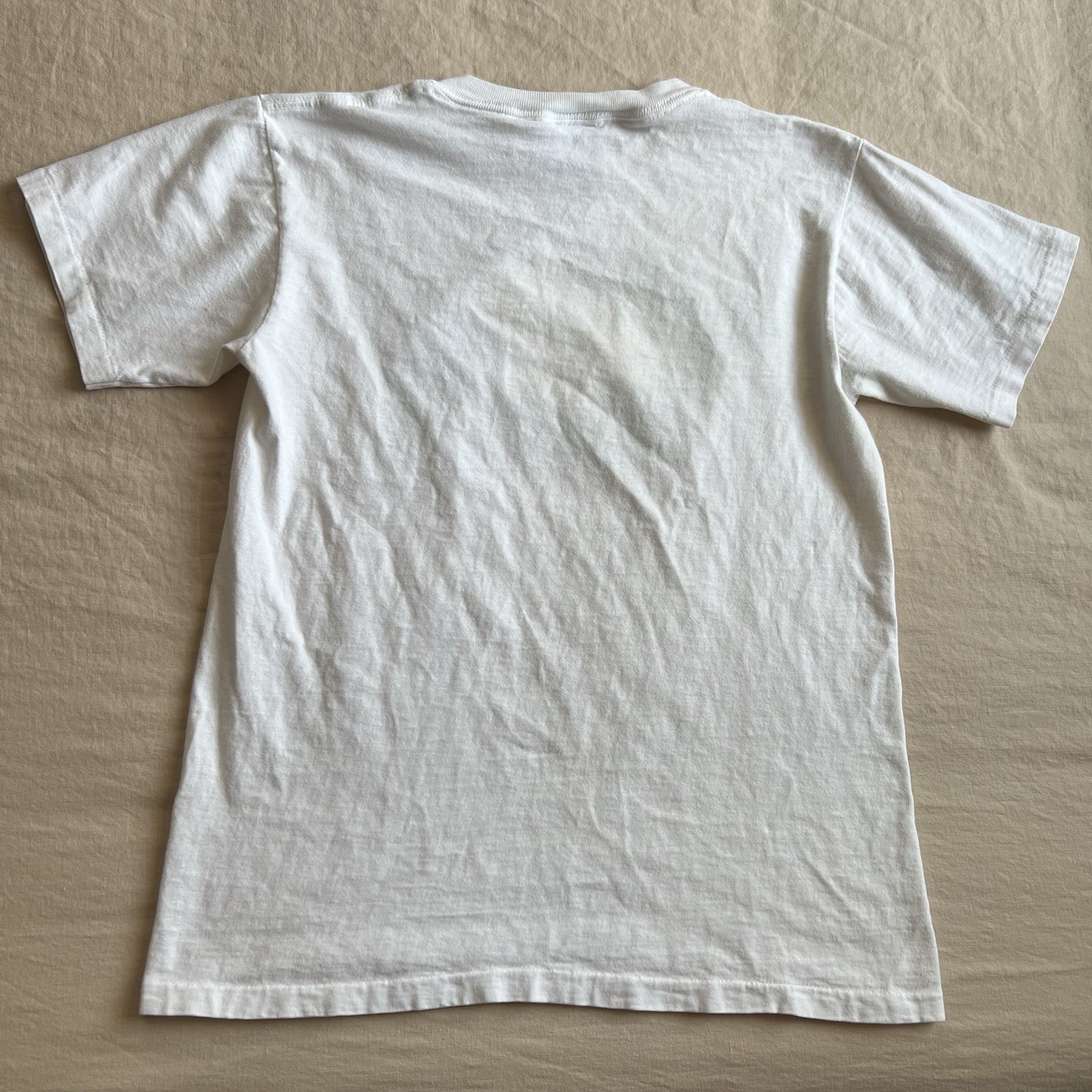 Vintage 80s single stitch Desert Springs white cotton Cactus t-shirt. Size M