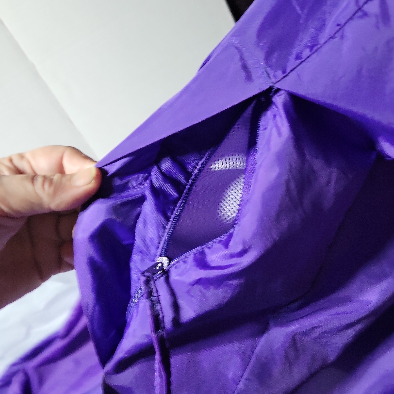80s 90s L Windbreaker Set Jacket Pants Retro Purple Blak Track Suit Jacket Pants