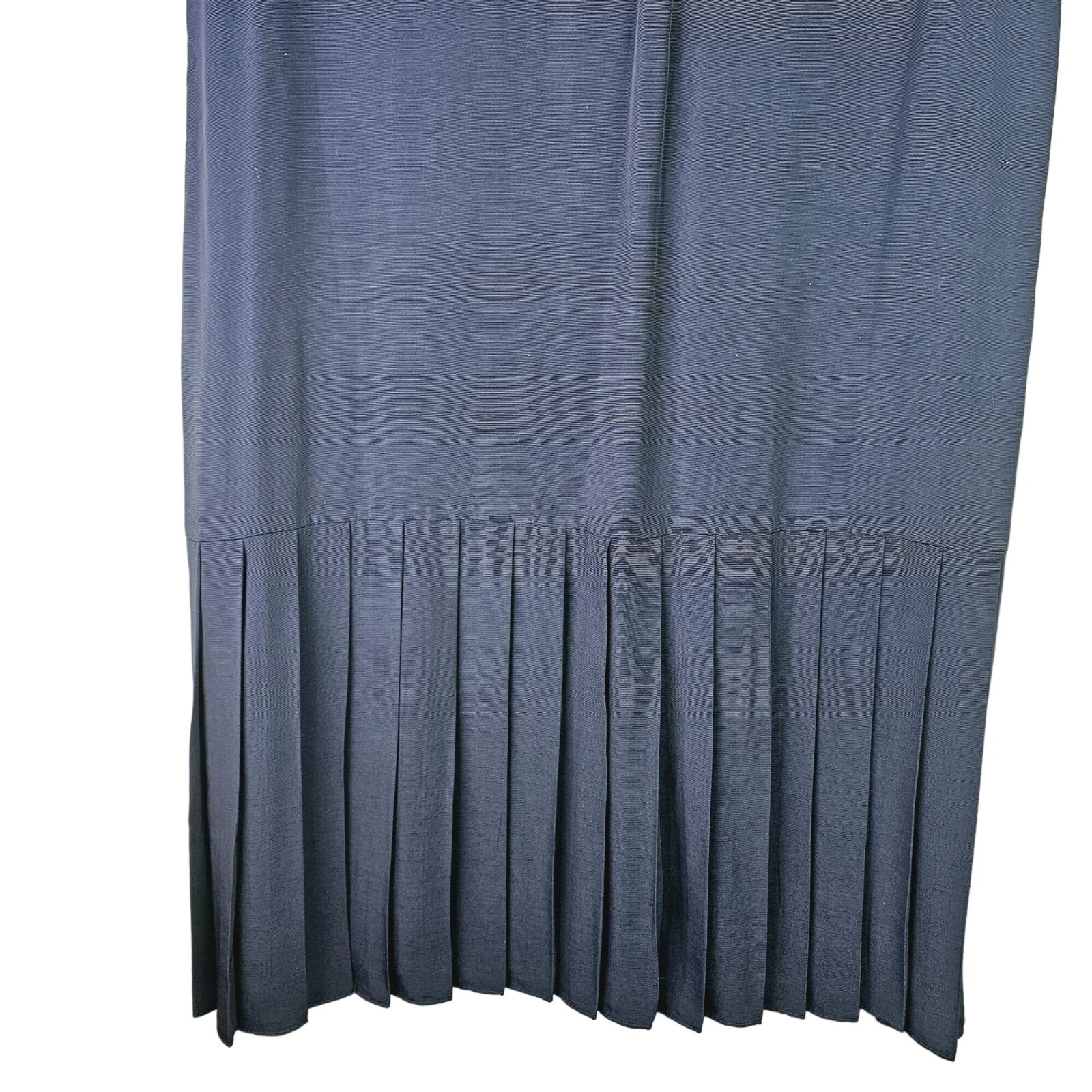 Vintage 90’s S.L. Fashions Crested Pocket Button Pleated Drop Waist Dress, 18WP
