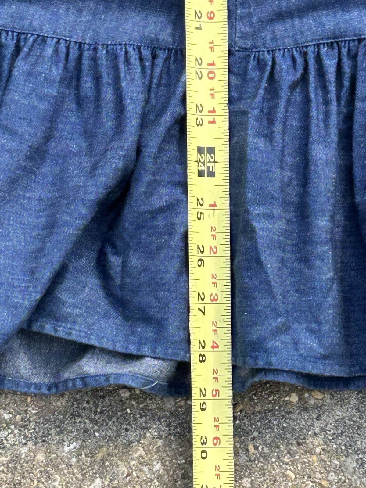 Vintage 80-90s Kayo Of California Button Zipper Blue Skirt Dress