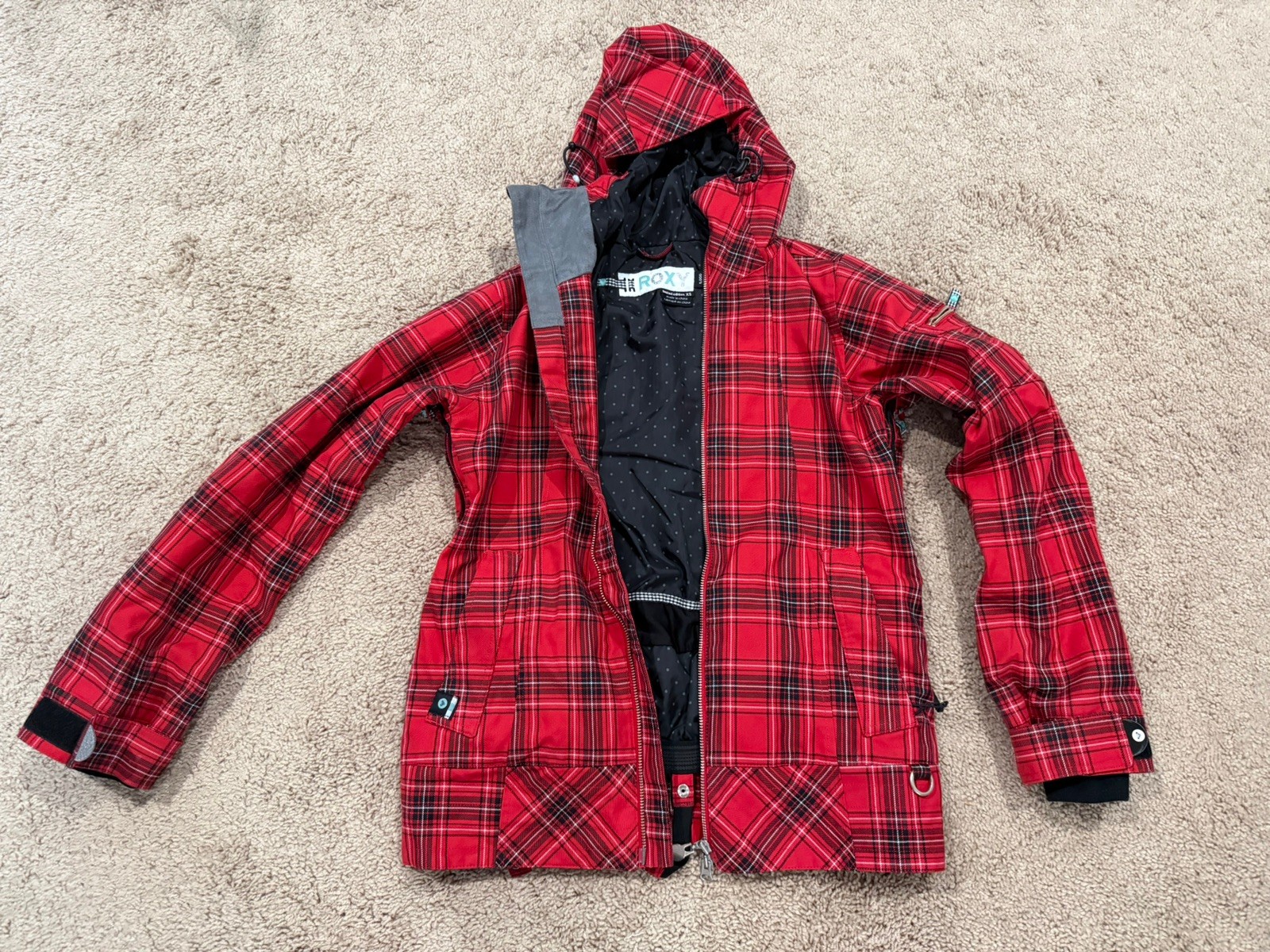 Roxy Women’s Ski/Snowboard Jacket Vintage Y2K Limited Edition red M size