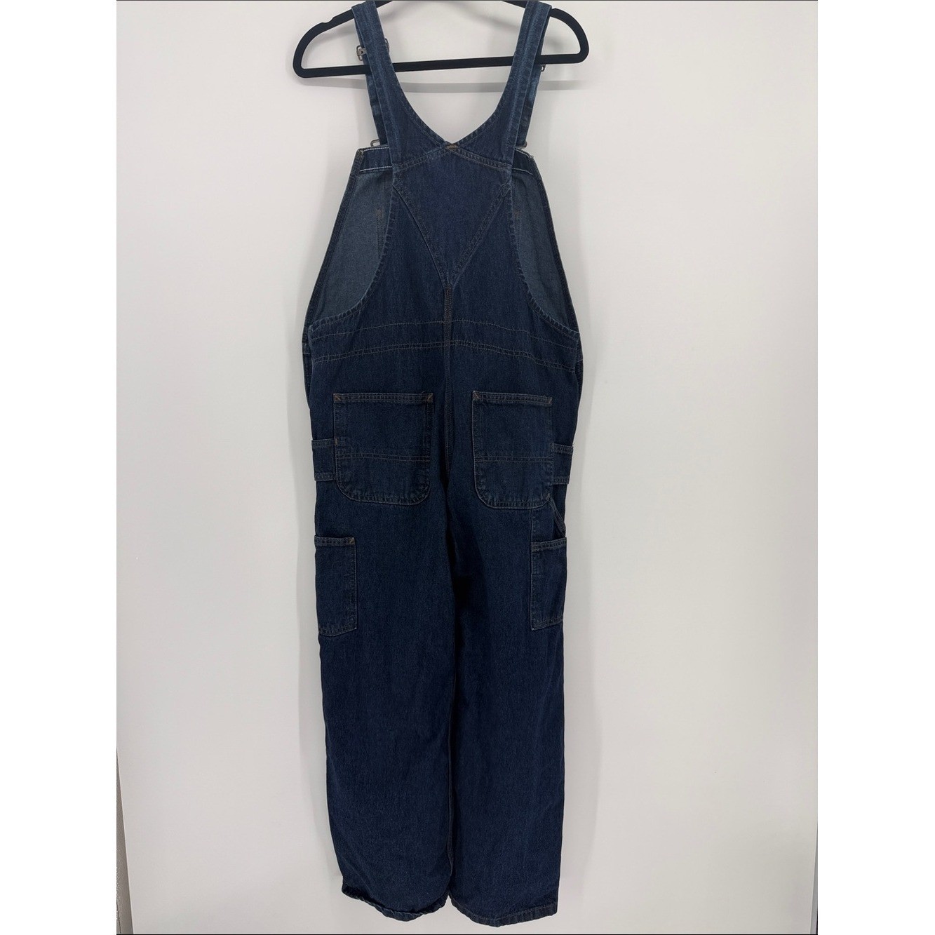Vintage Carhartt Baggy Denim Overalls Y2K Utility Carpenter 14×28 Best 8/10