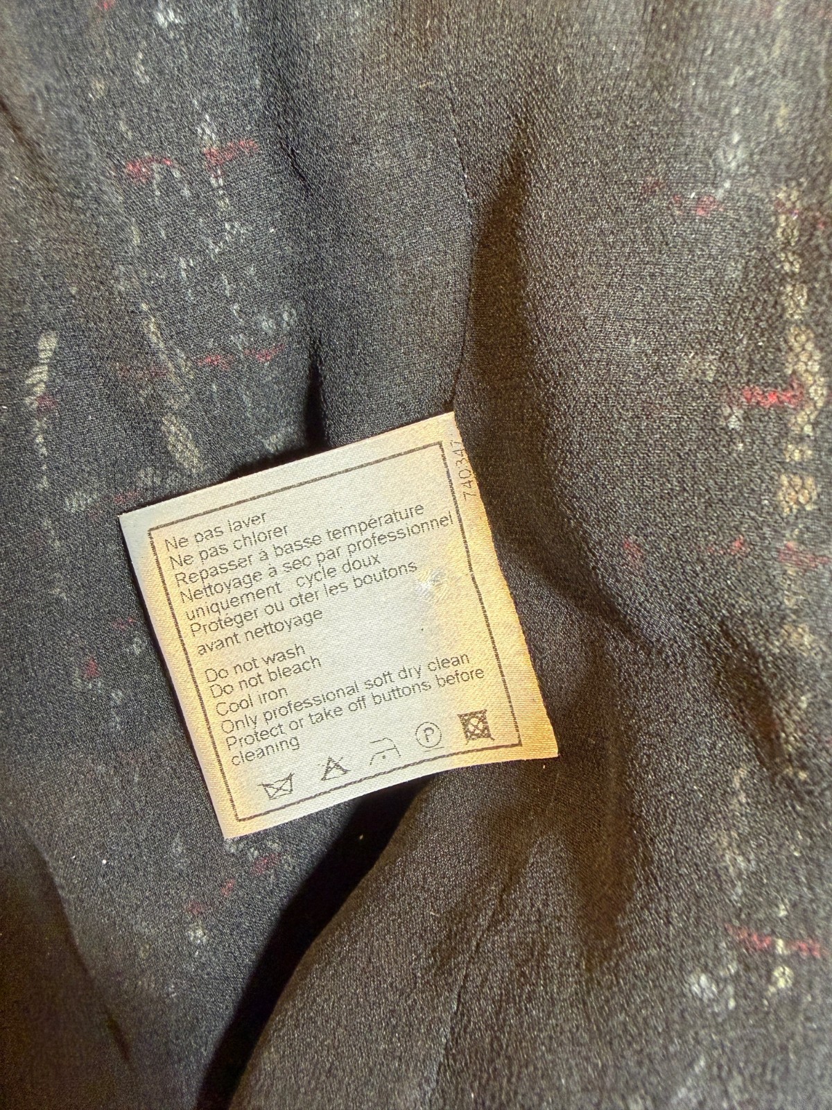Chanel Vintage Tweed Jacket 2005 Karl Lagerfeld FR 42 (Tailored w/ all fabric)