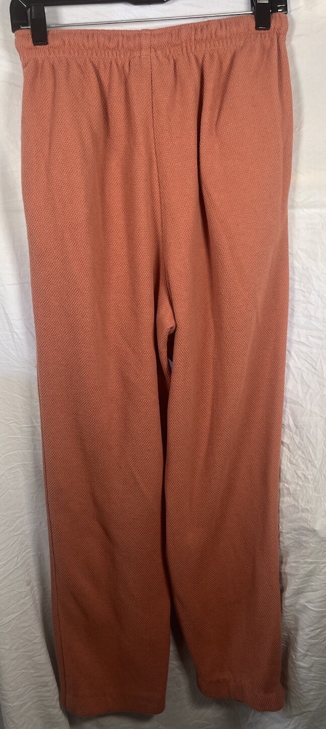 JANTZEN CLASSICS Women Pants Stretch Sweat Lounge Pants Size Medium Salmon