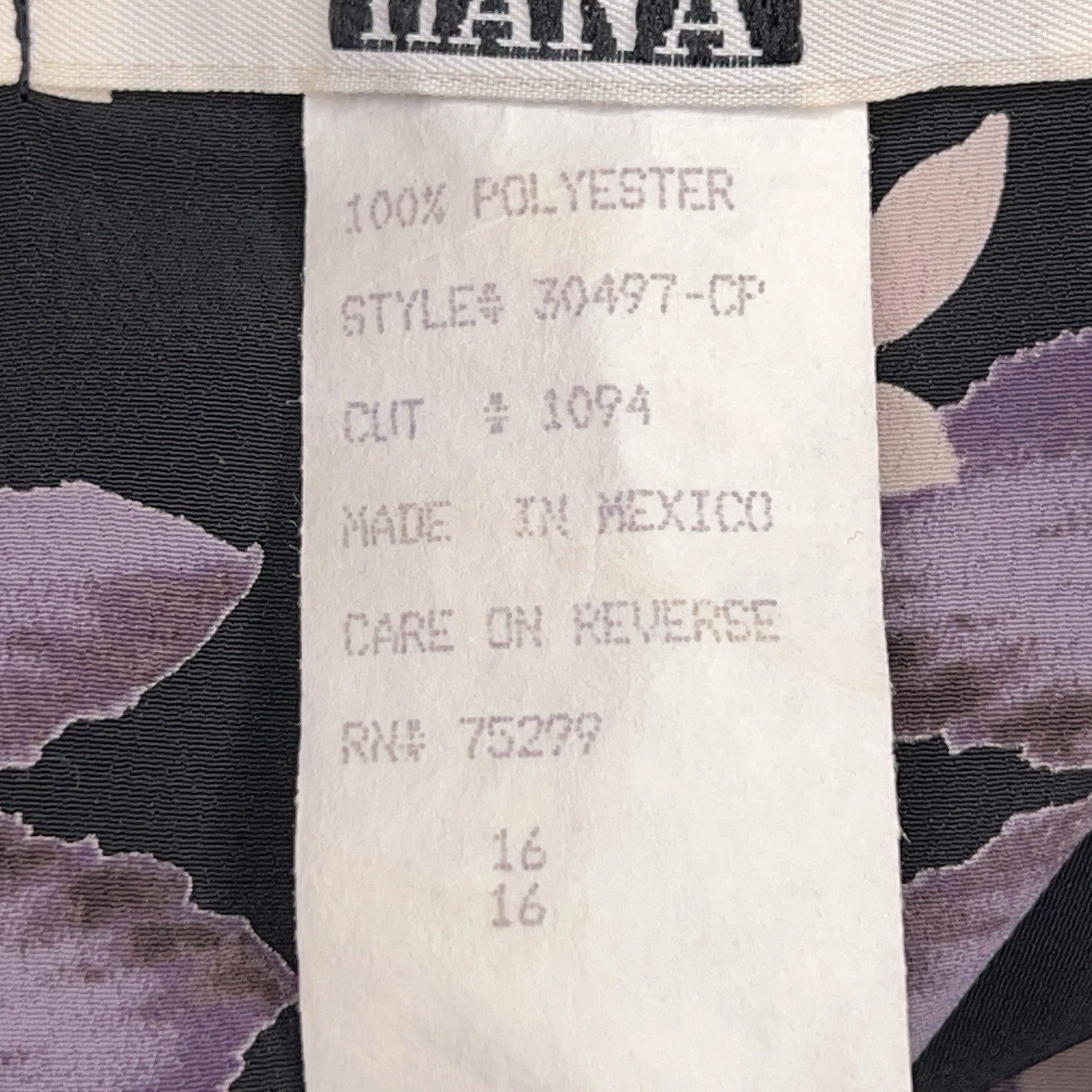 Vintage Small Hana Purple Floral Maxi Skirt Lightweight Womens Vintage 16