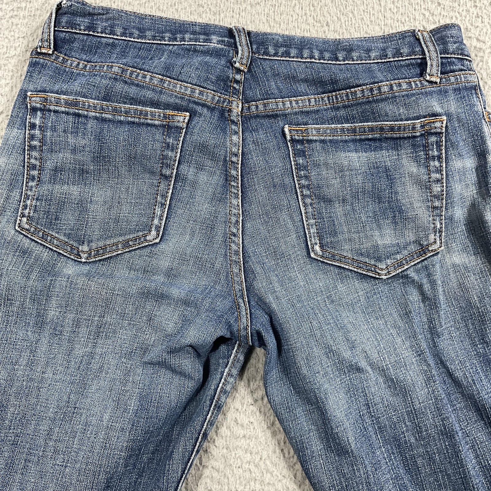 Gap Jeans Womens 10A Blue Long And Lean Flare Stretch 30 Waist 32 Inseam Vintage