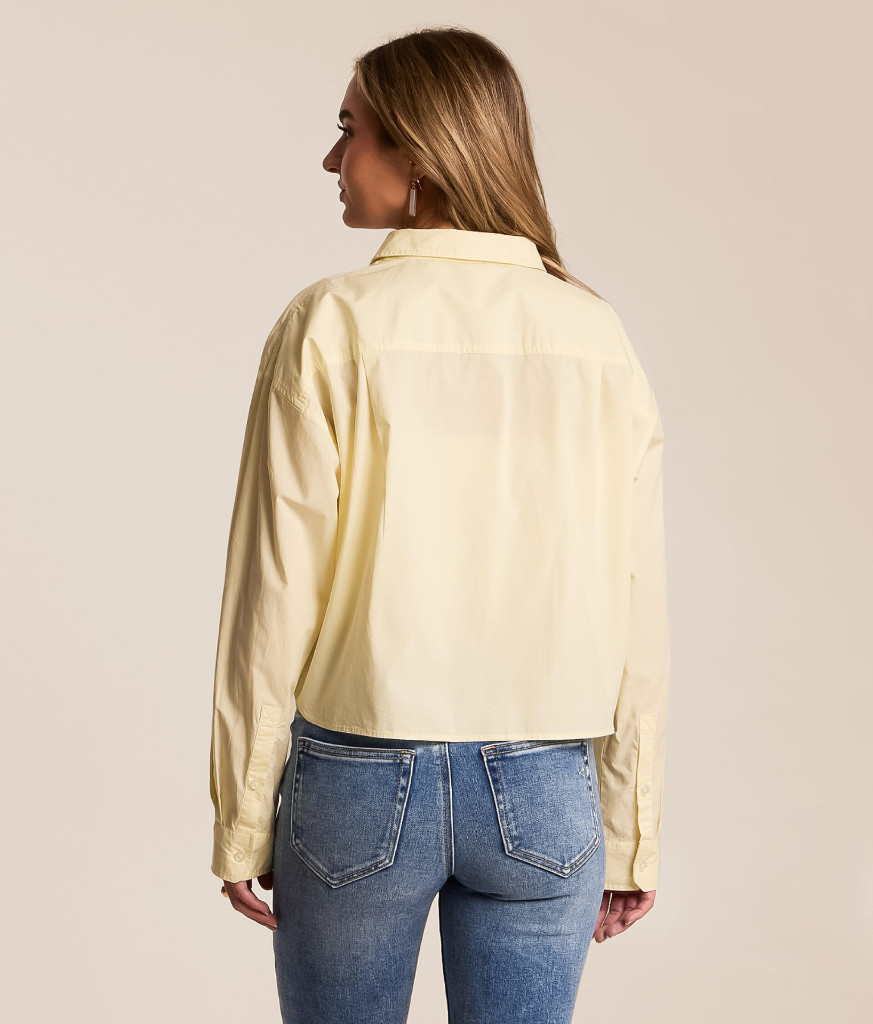 NWT Z Supply Lisette Cropped Blouse