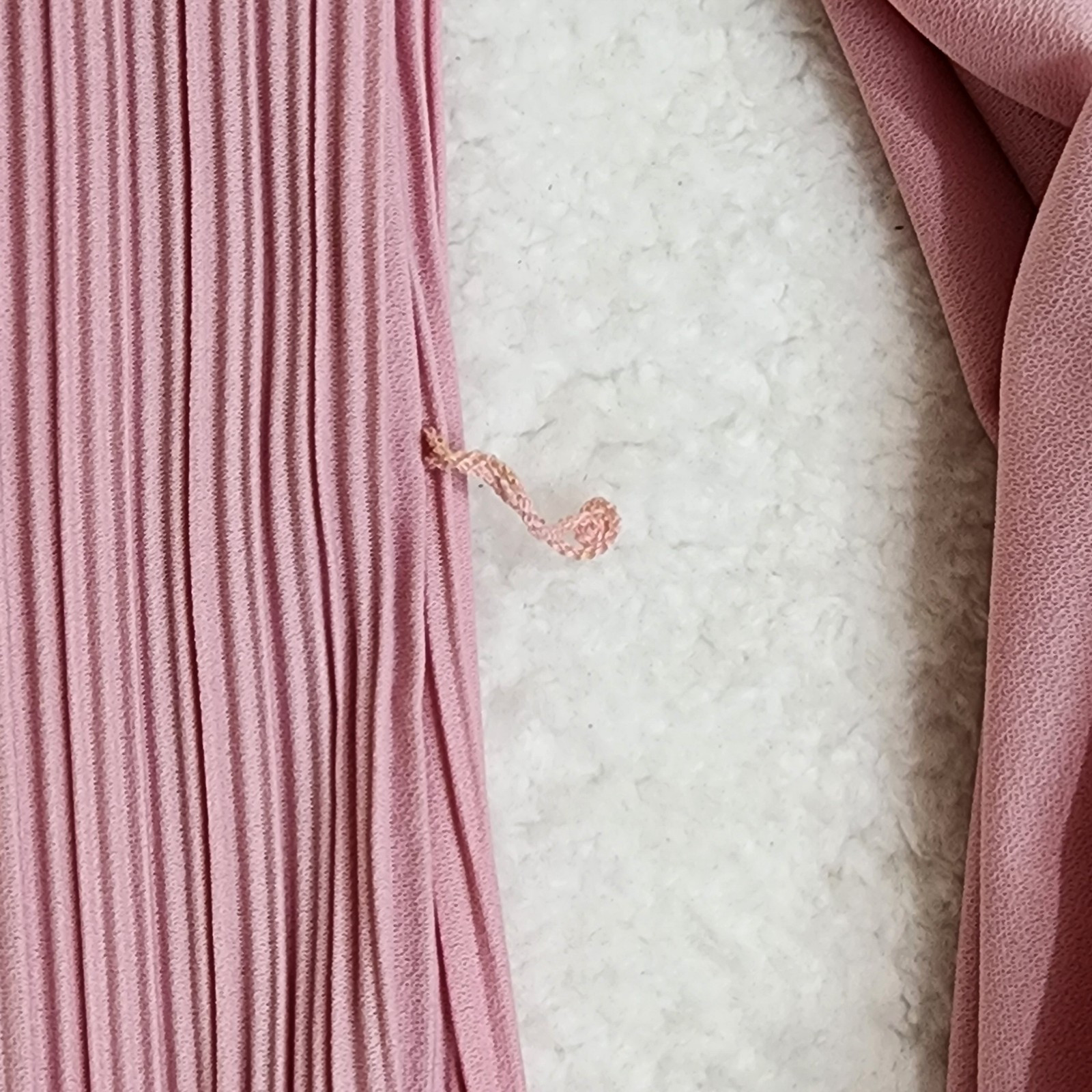 Ruffle Neck Blouse Vintage 70s Pink Sz 14 Boston Maid Pink Ruffled Top #1355