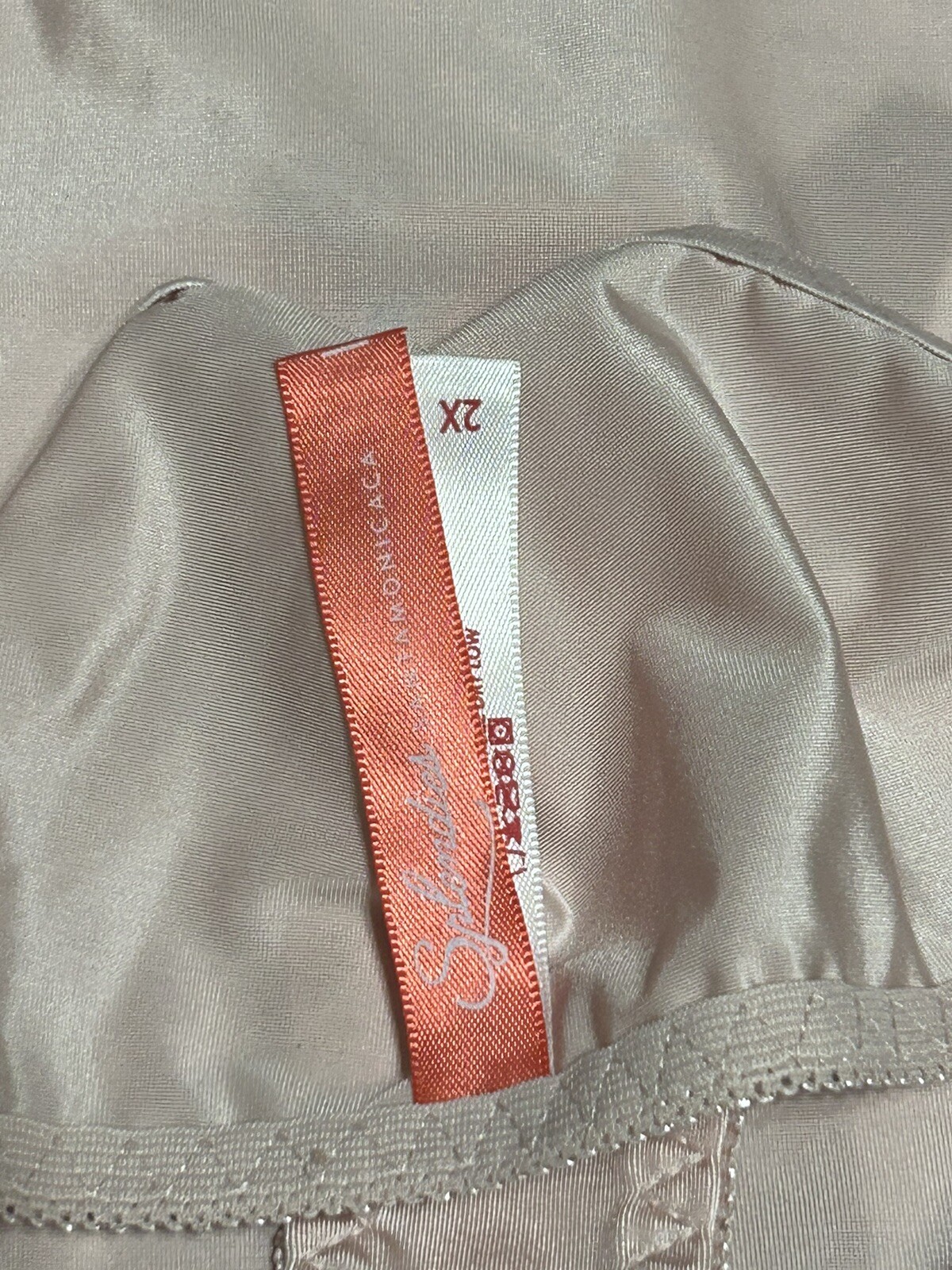 Vintage Splendies Second Skin Thong String Bikini Panties Stretch Pink