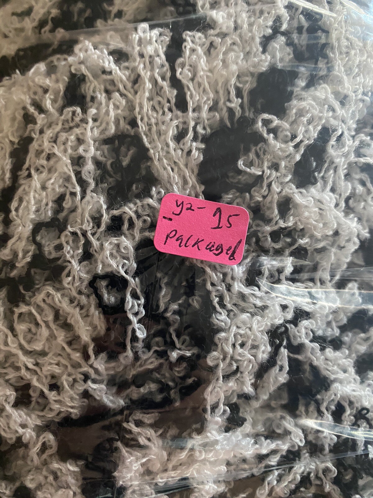 Vintage SIDE EFFECTS Hand Crochet Sweater Women Small Eyelash Knit Fluffy Fuzzy