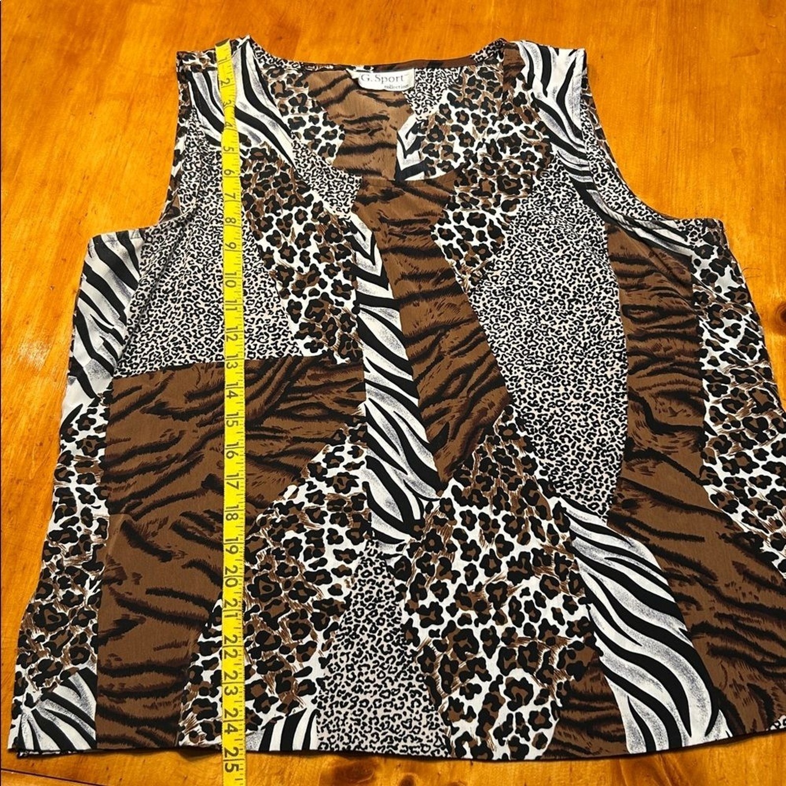 Vintage Y2K Indie Sleaze 3 Piece Set Mixed Animal Print Shirt Tank Skirt Club