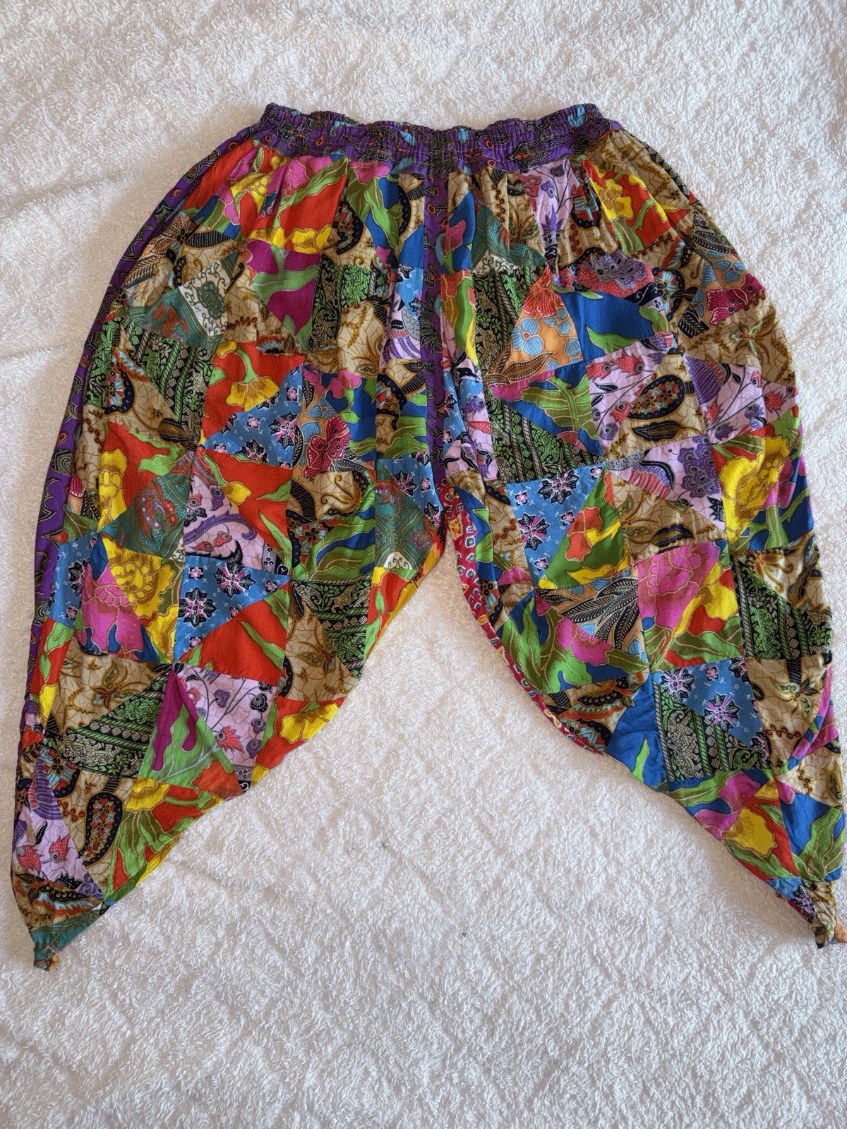Vintage 90’s “Hammer” Harem Patchwork Unisex Contemporary Casuals Pants