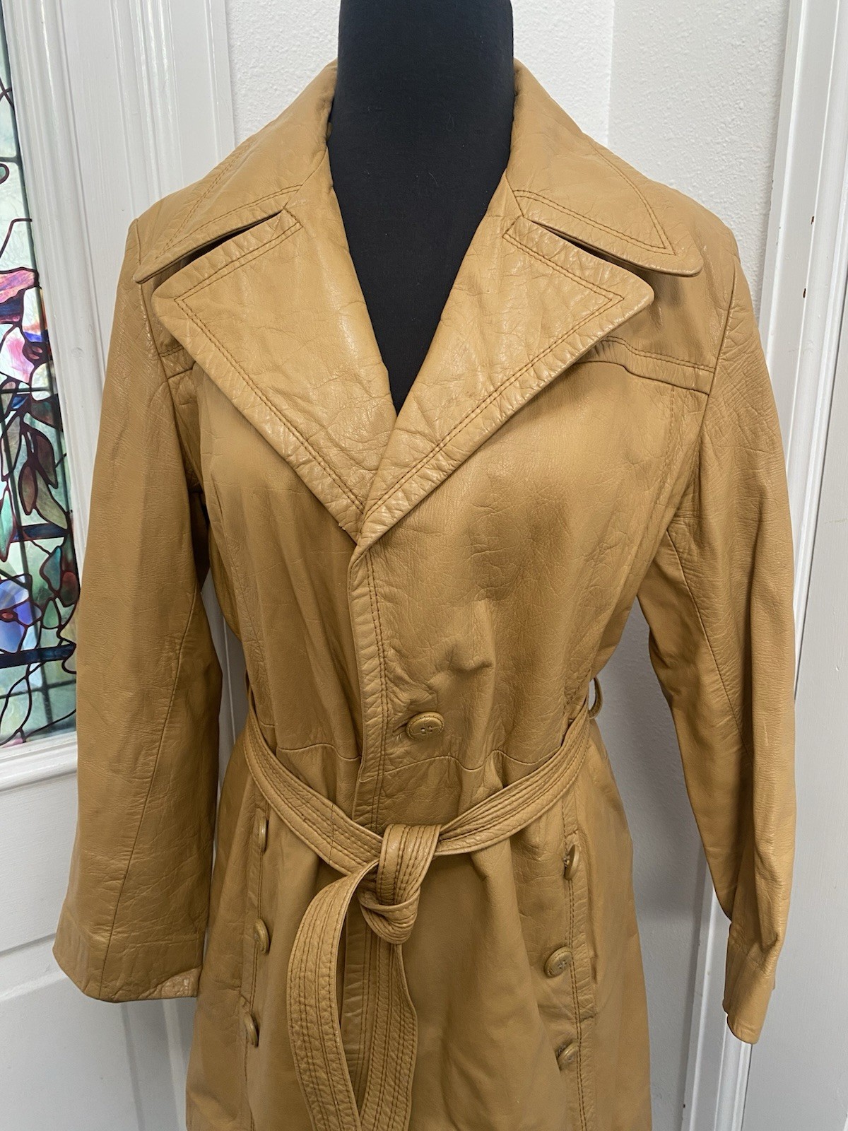 Vintage 1970’s Leather The Tannery Coat 13/14