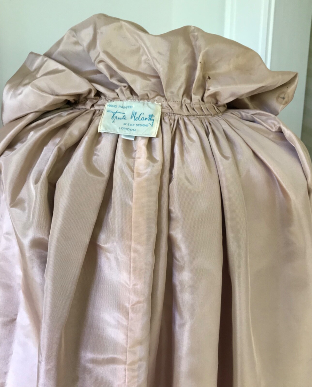 BENNY ONG Trudie McCarthy London Diana ball gown opera cape hand painted Cosplay