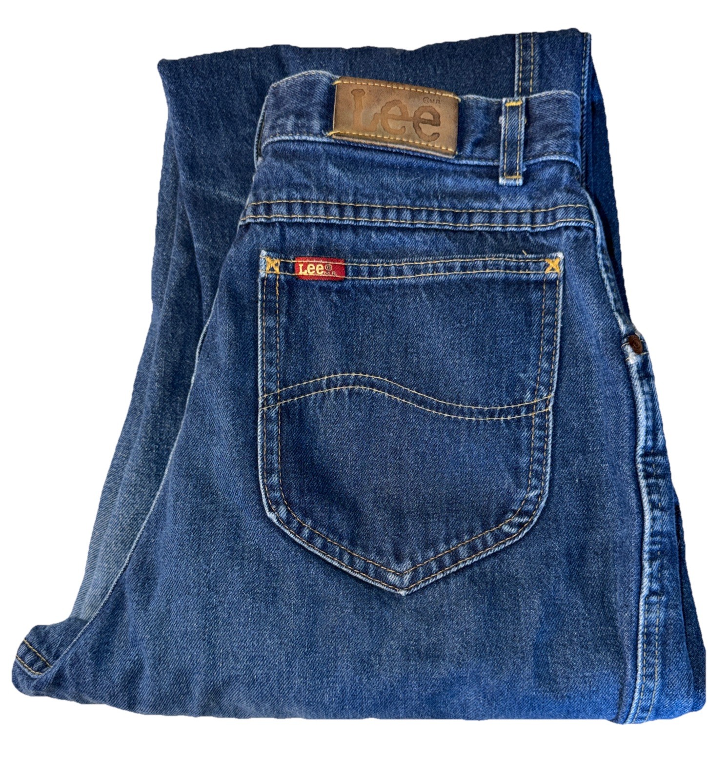 Vintage 80s Womens Lee High Waisted Tapered Jeans Size 11 100% Cotton