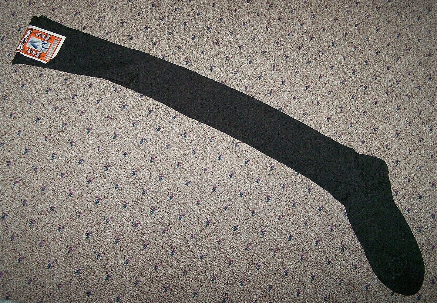 ANTIQUE EDWARDIAN/VICTORIAN 1900/20’s BLACK COTTON WOMEN/GIRLS STOCKINGS HOSIERY
