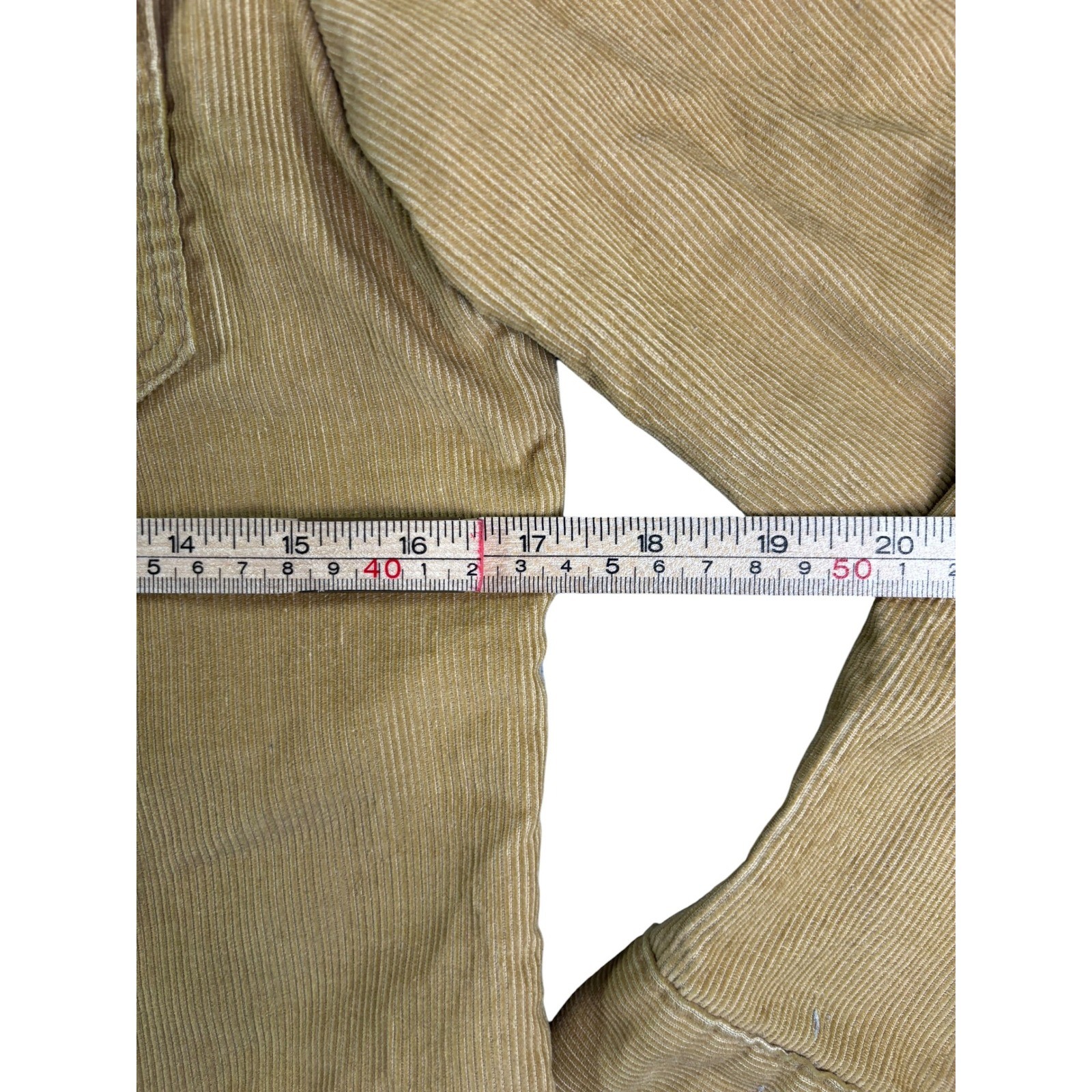 Vintage Match Factory JCPenney Corduroy Shirt Jacket Mustard Yellow Womens S