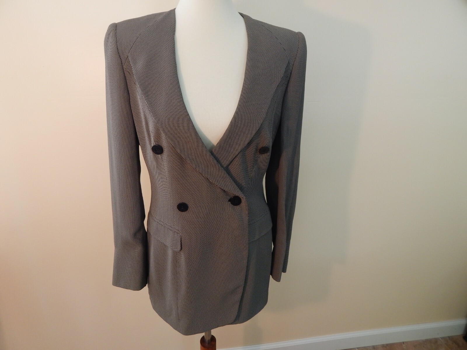 Giorgio Armani Le Collezioni Vintage Couture Jacket Size 10
