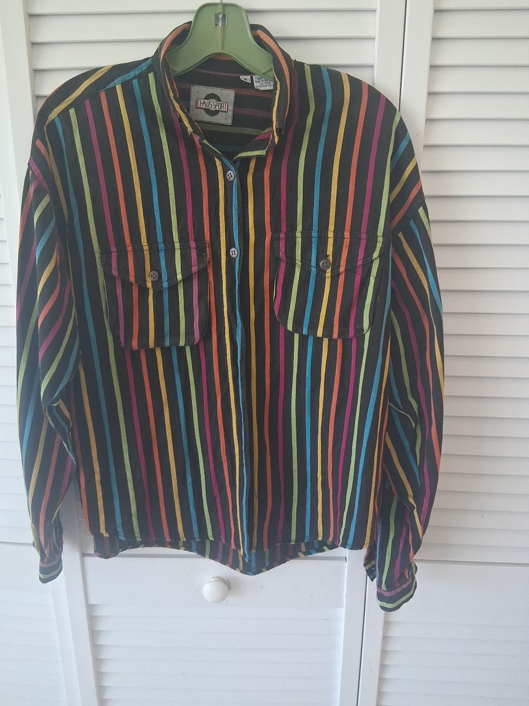 Super Cool Vintage Shirt From Late 70s Or 80s..CHAUSSPORT Sm