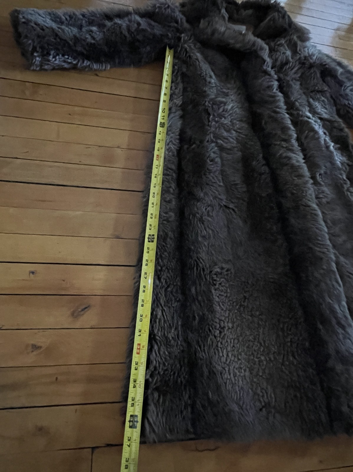 Vintage Women’s Full-Length Raccoon Look Faux Fur Coat | Panache Lykafur | Made