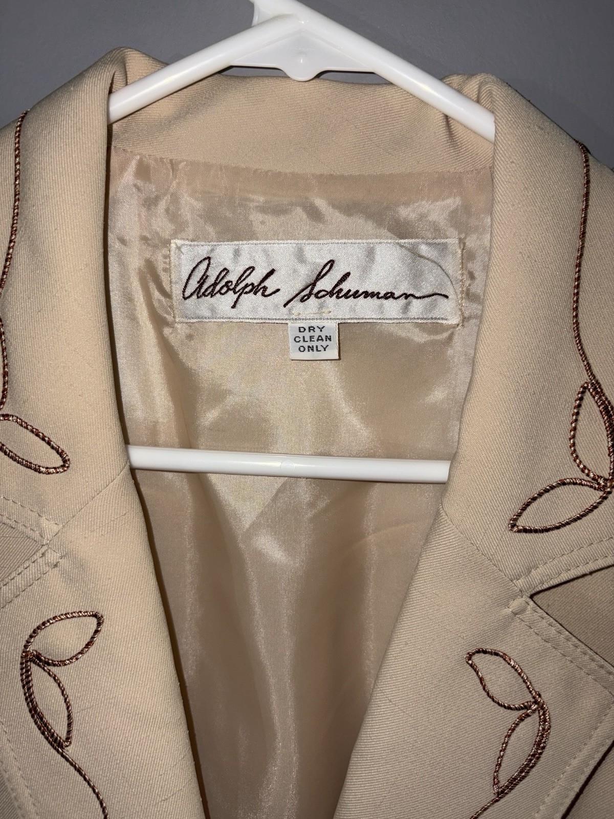 Vintage Adolph Schuman Women’s Western Blazer USA Made Size 12 See Measurements