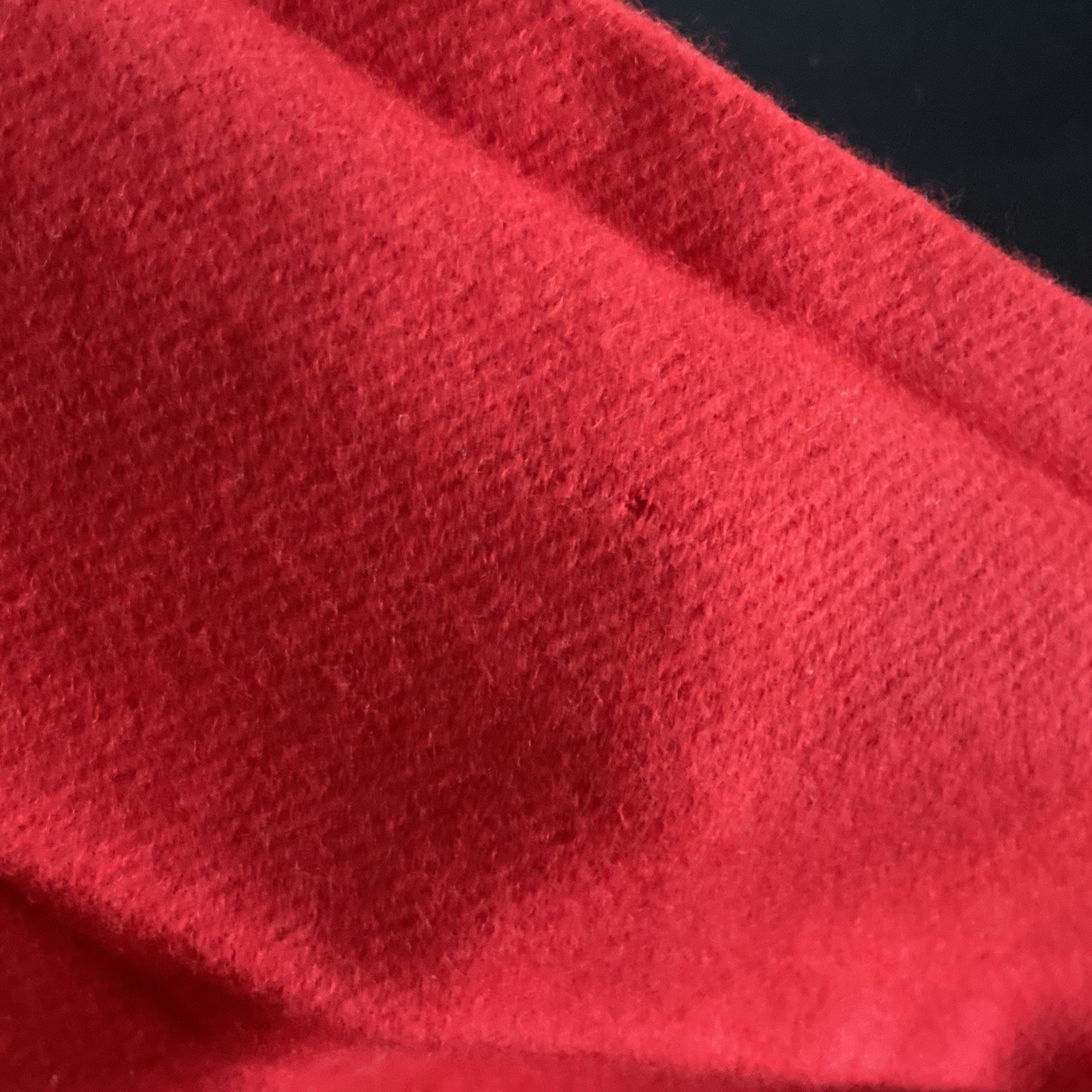 Vintage 50s 60s Penneys Red Wool Pleated Skirt Deadstock JC Penney Secretary
