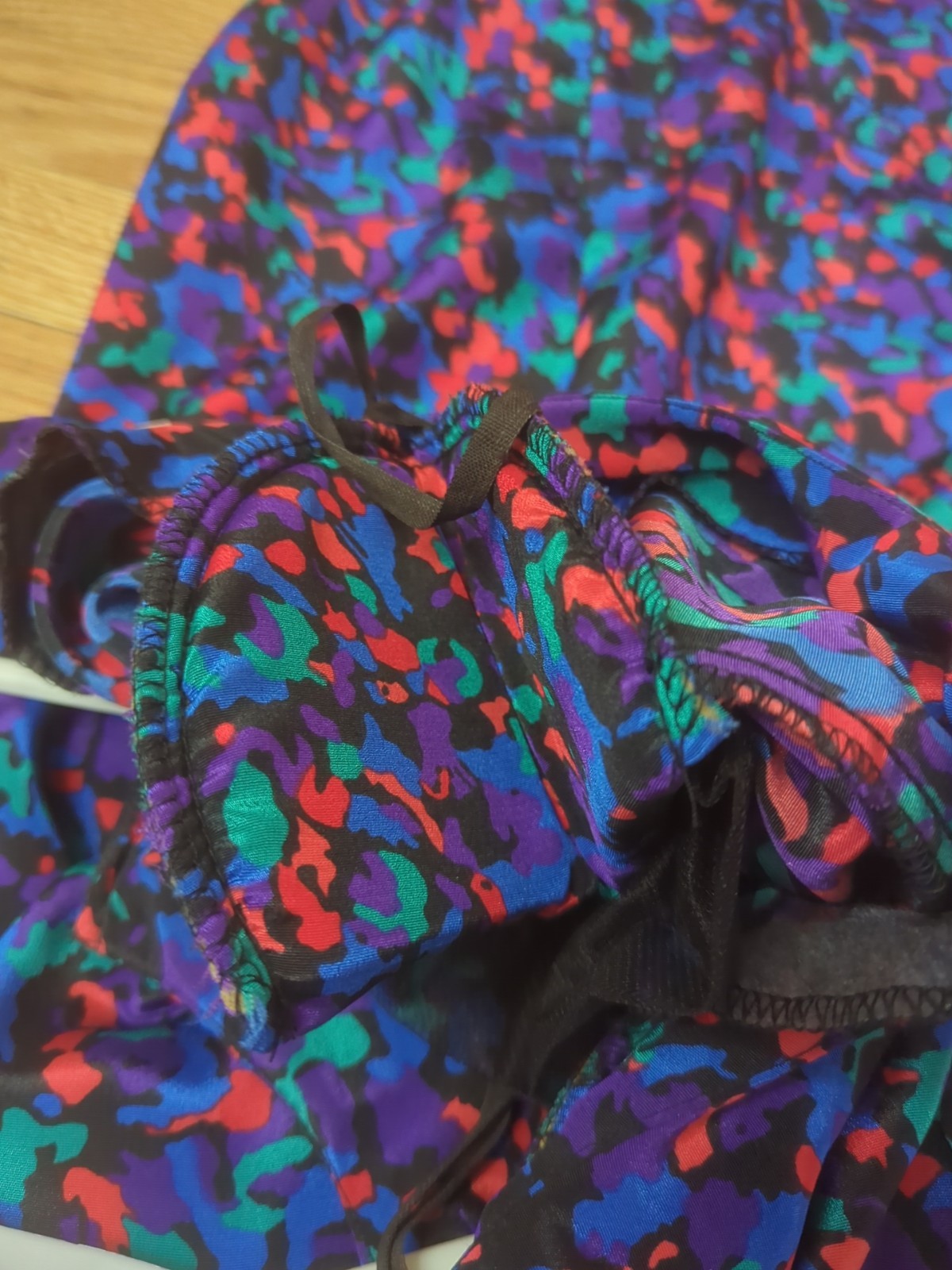 Shelly Michaels Vintage 1980’s Colorful Dress Sz 7/8 Small, Fitted