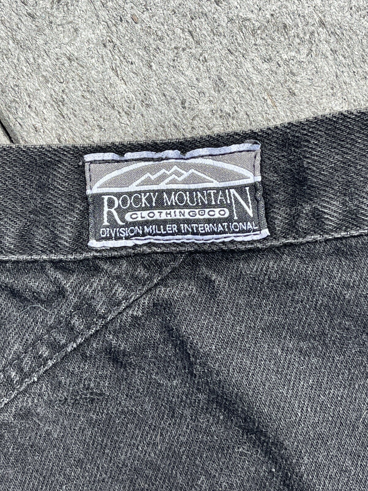 Vintage Rockies Jeans 1980s Black High Waisted Jeans Size 19/20 Inseam 38
