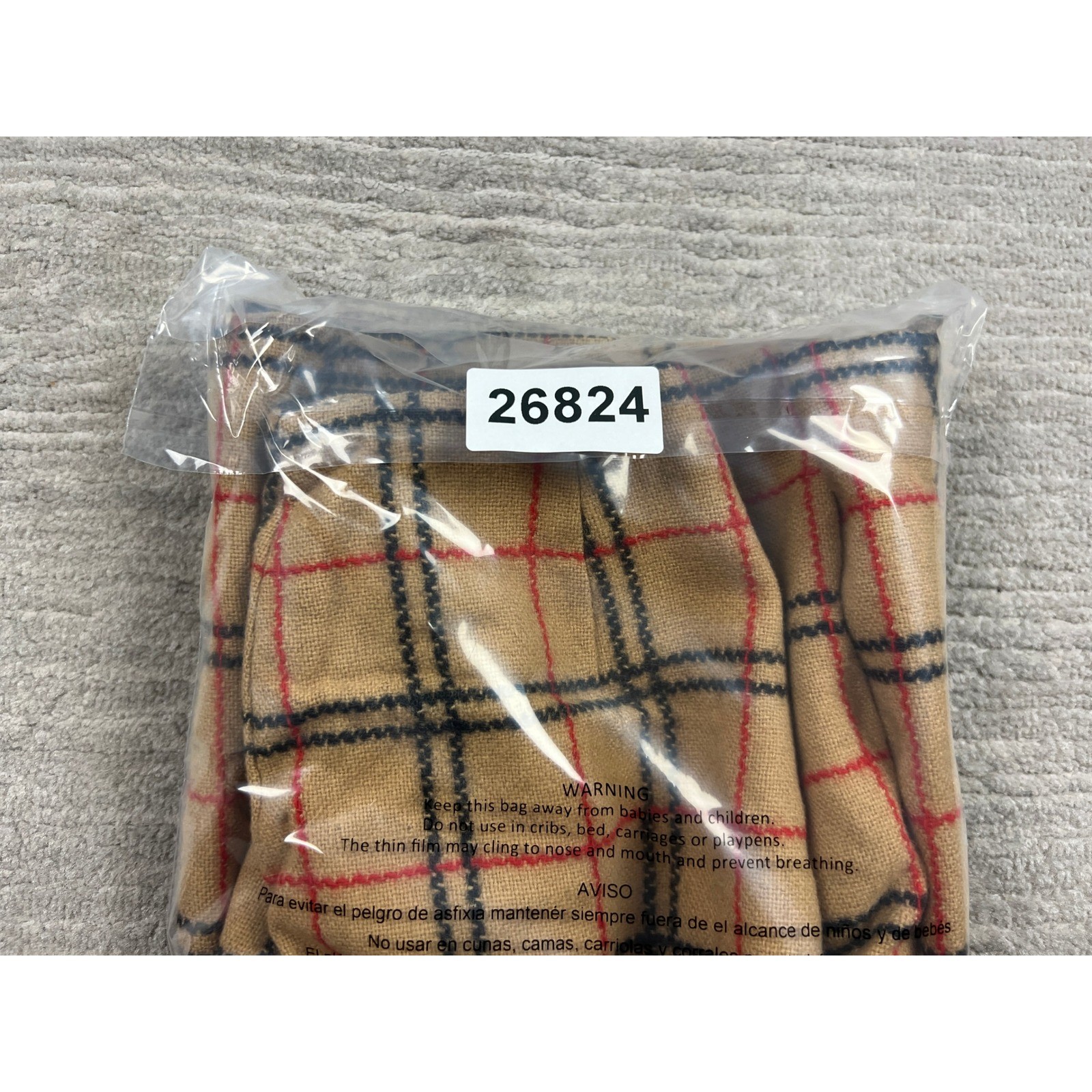 Corner House Skirt Womens 8 Tan Plaid A-Line Vintage Quakertown Wool Blend Check