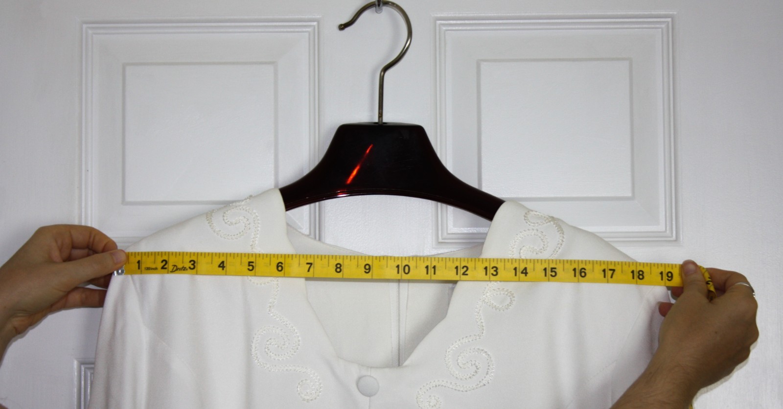 CB New York Vintage Cottagecore Prairie Dress Womens 24 White Layered Embroidery