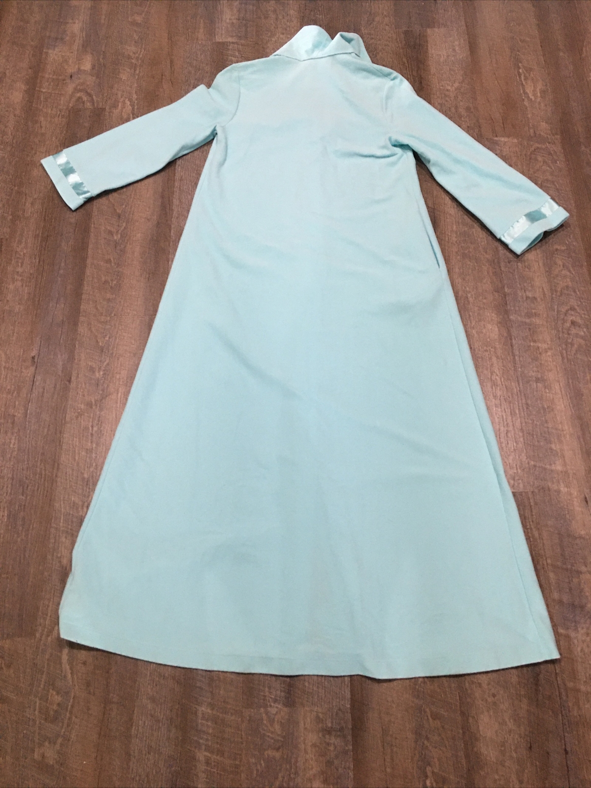 Vtg Loungewear Gossard Teal Soft Lounge Robe Small