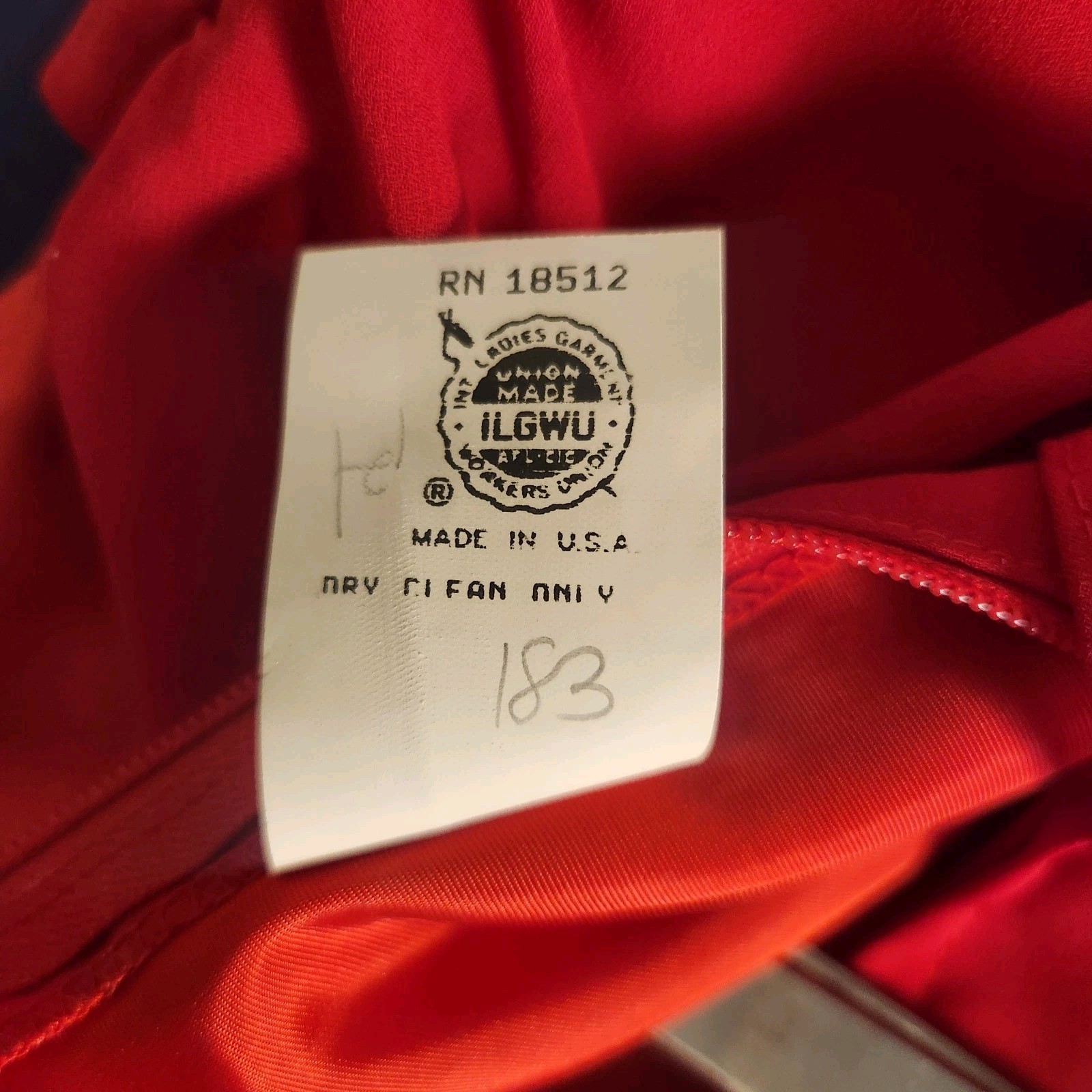Vintage 80s Red Draped Front/Side Bow With Rhinestones Valentine Dress 15/16