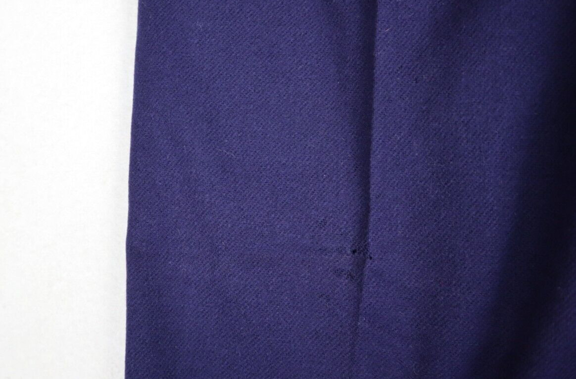 VINTAGE WOMEN’S DARK NAVY BLUE WOOL DRESS PANTS – FULLY LINED – WARDROBE MAKER
