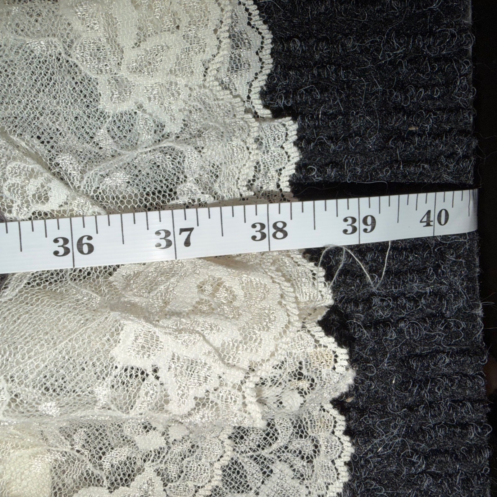 Vintage I.N. San Francisco Y2K Polka Dot Dress Bow Lace Hem Brown White Size 11