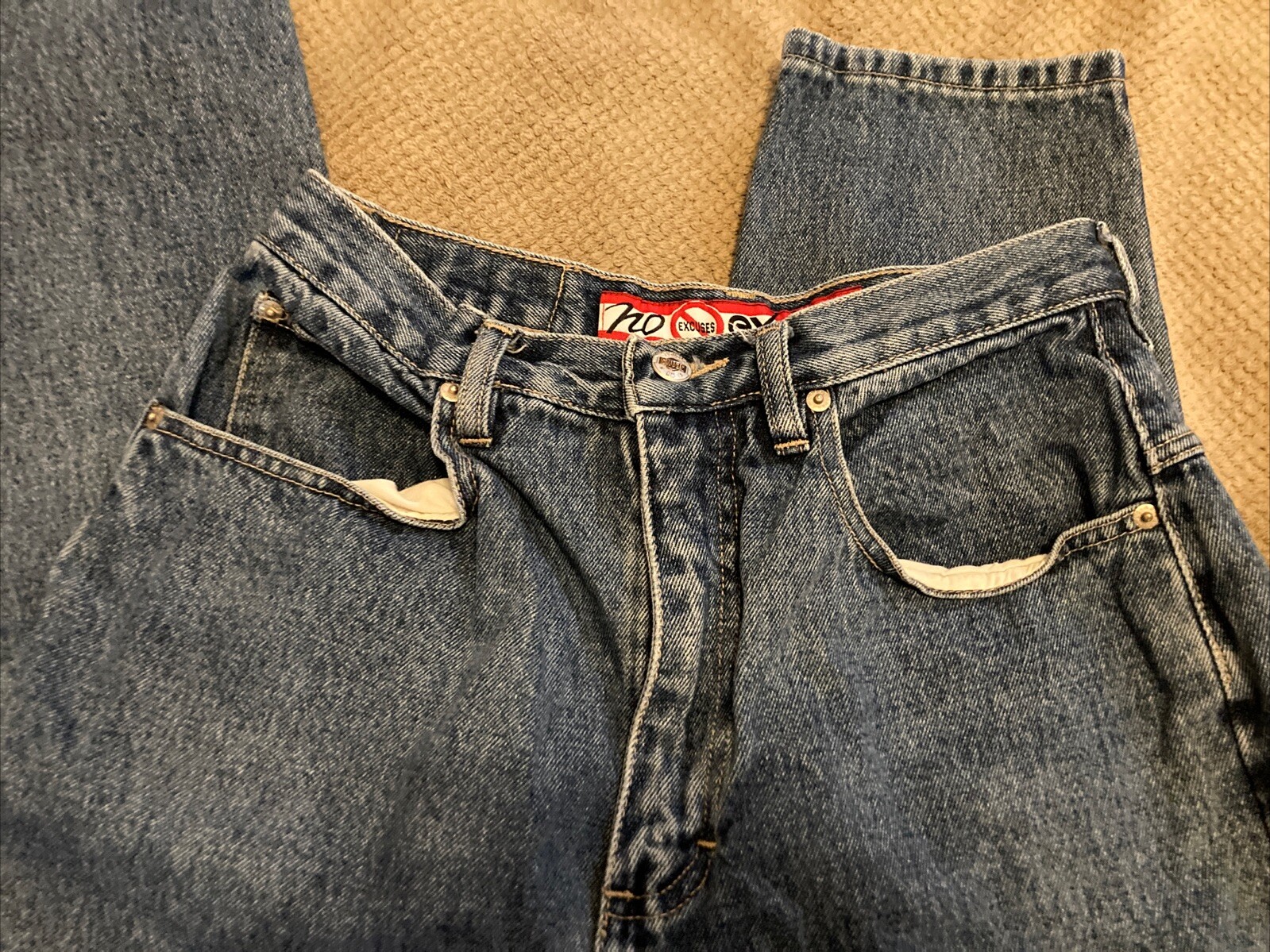 Vintage 90’s No Excuses Jeans 11/12 High Waist Jeans