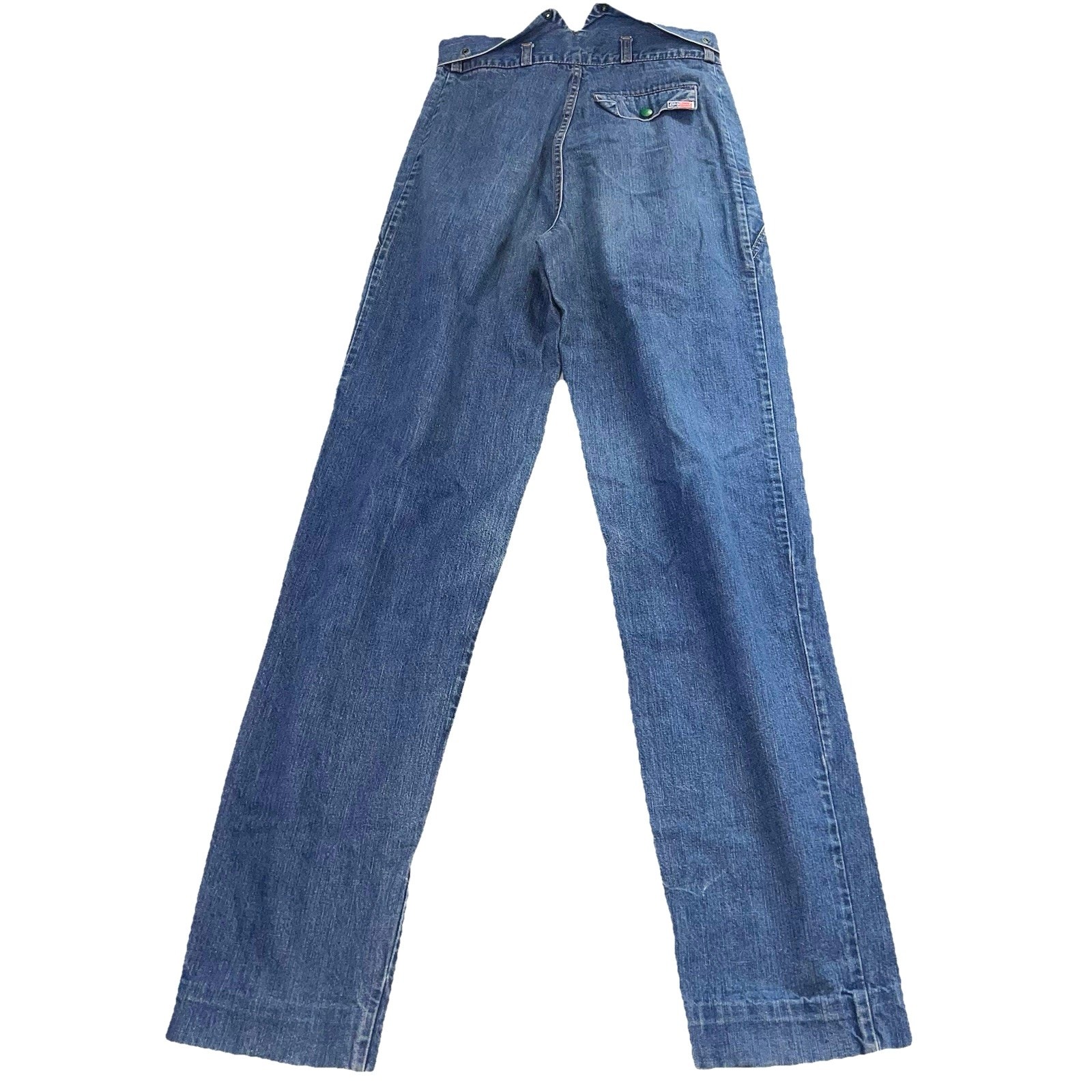Club De France Jeans Europe Size 38 / US 6 Blue Fiold Over Denim Vintage 70s 80s