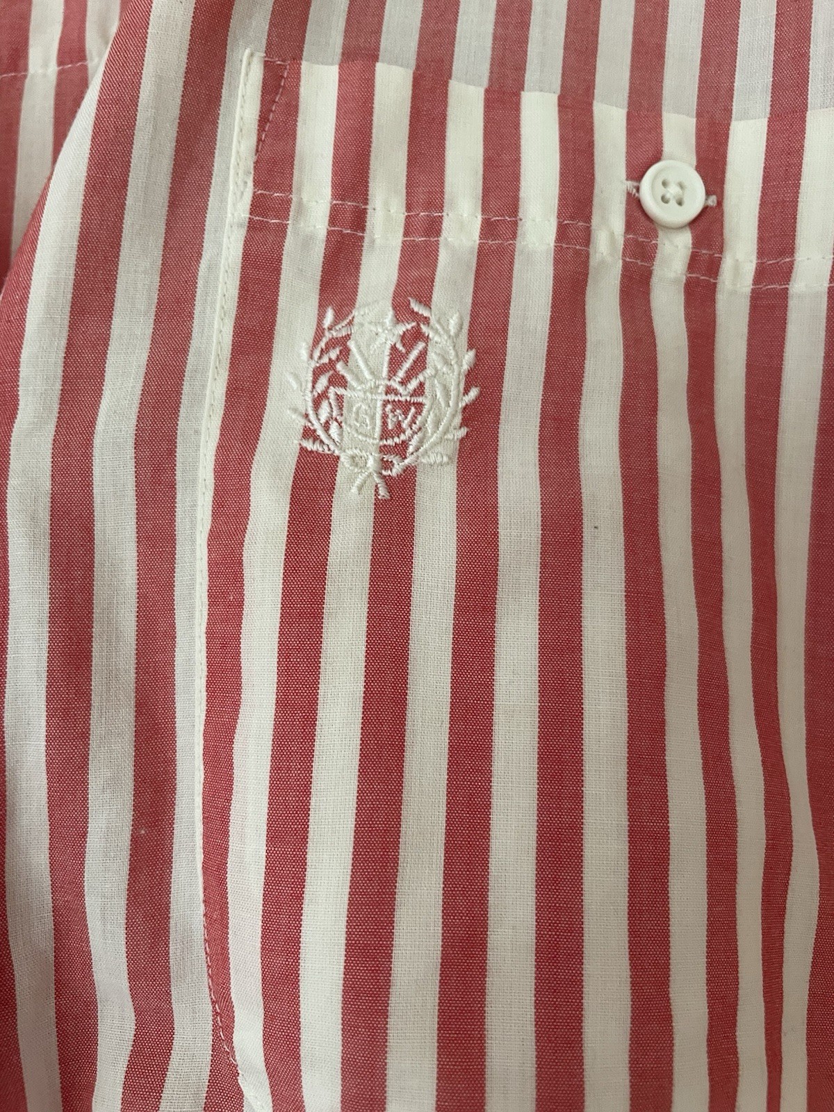 Vintage Golden Wings Womens Size 20W Striped Blouse Pool Vacation Club