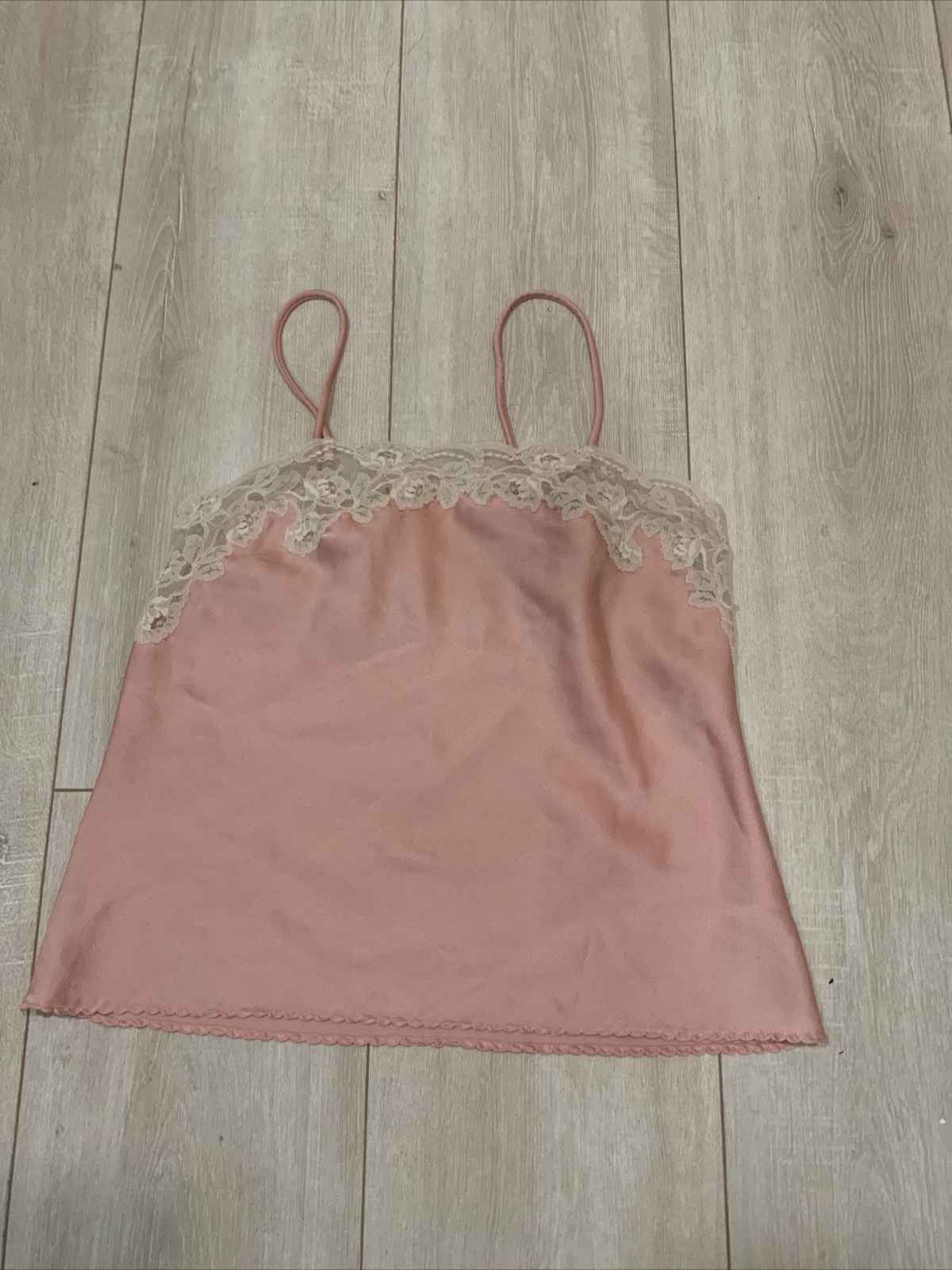 Vintage RALPH MONTENERO For Blanche Chemise Short Slip Nightgown PINK SZ P