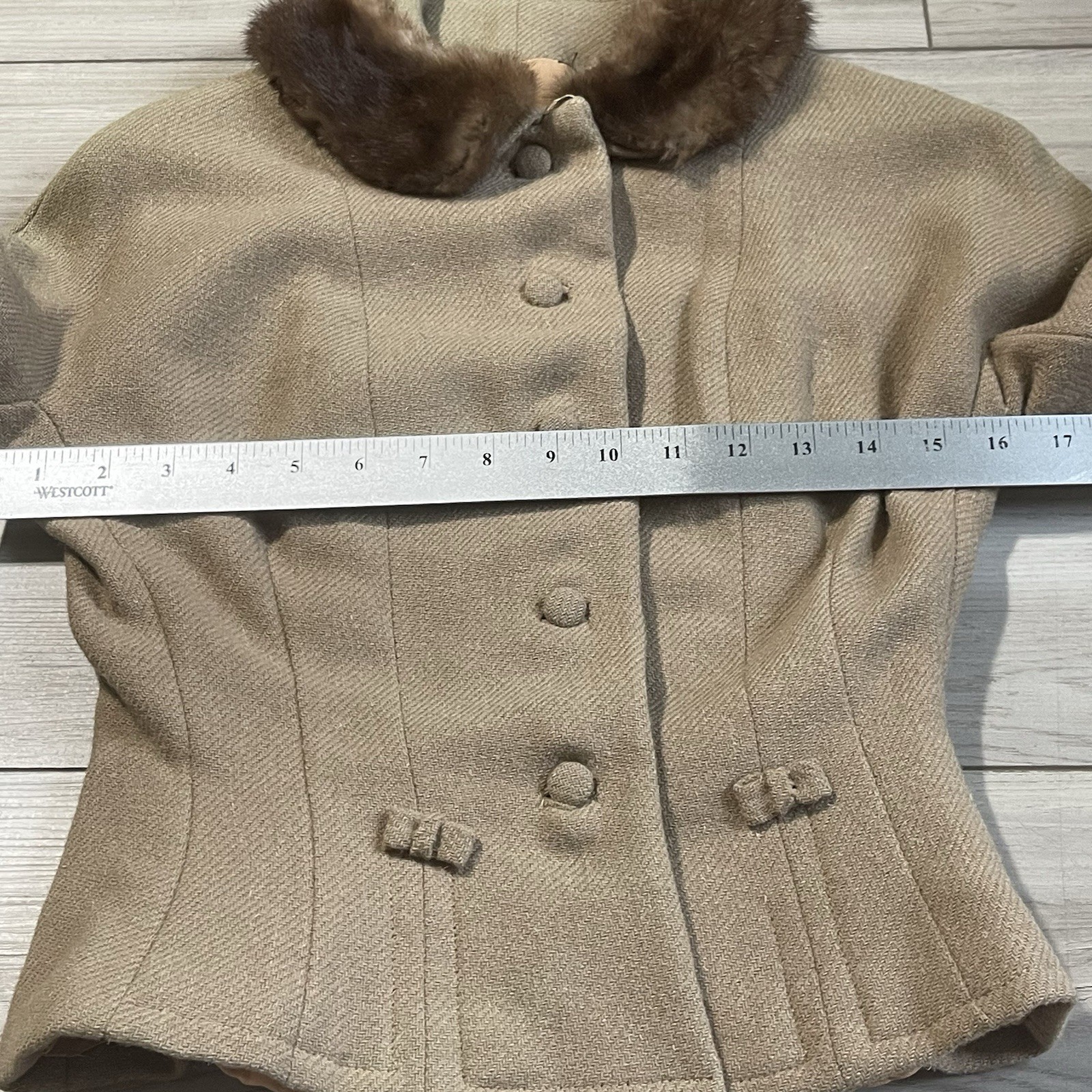 VINTAGE Women’s 2 Pc Set Beige International Ladies Garment Workers Union
