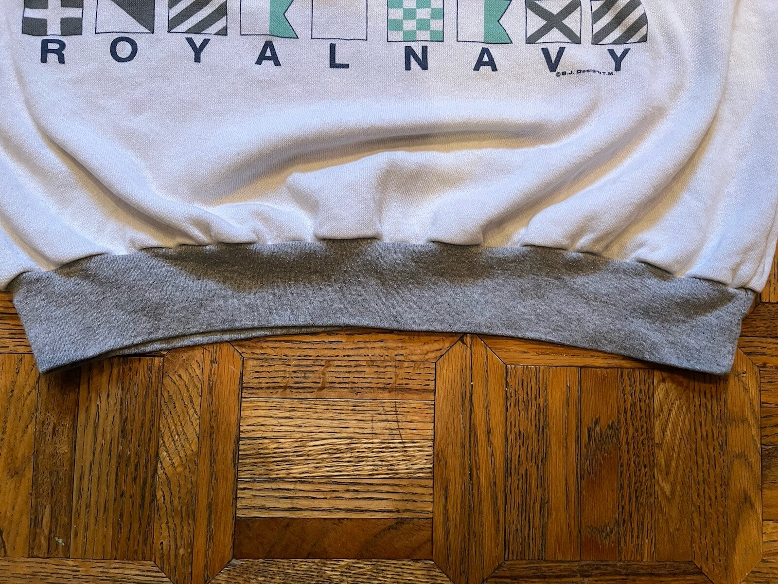 Vintage 90’s Pinwheels Women L Sweatshirt Mediterranean Fleet Royal Navy USA