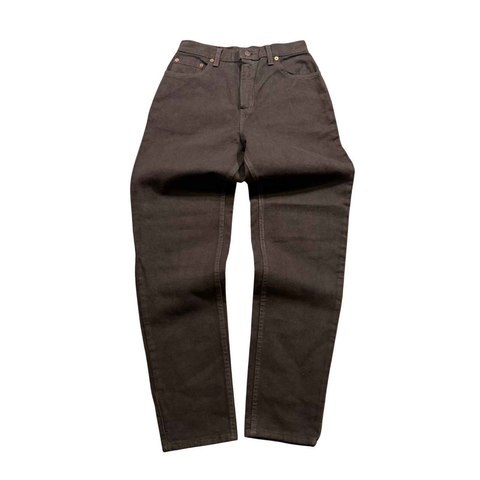 Womens VTG Levi’s 551 Brown Relaxed Fit Jeans USA Deadstock High Rise NWT 6 MED