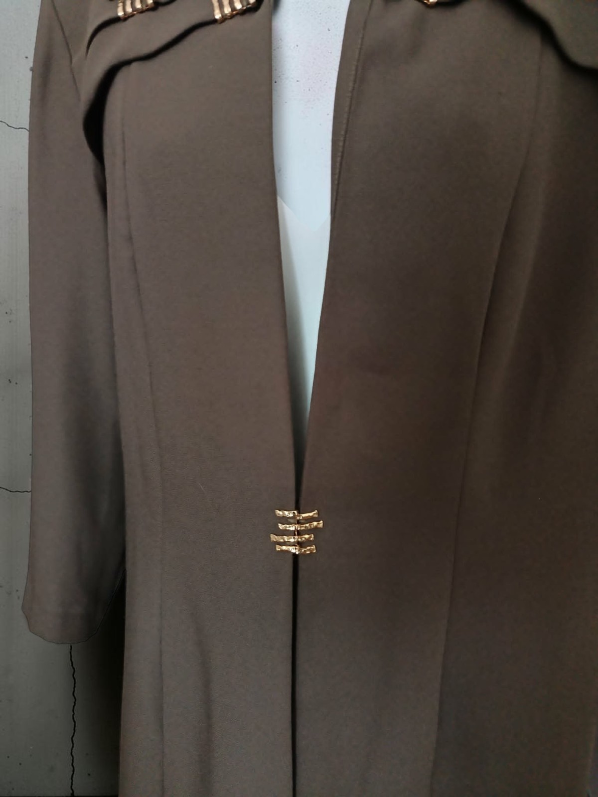 Joseph Ribkoff Canada Blazer Avant Garde Deconstructed Corpcore Lagenlook XL 44