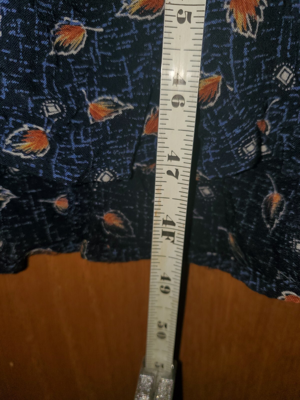 Vtg Y2K Dress M Denim Floral Cottage Core Dressing Clio Button Top