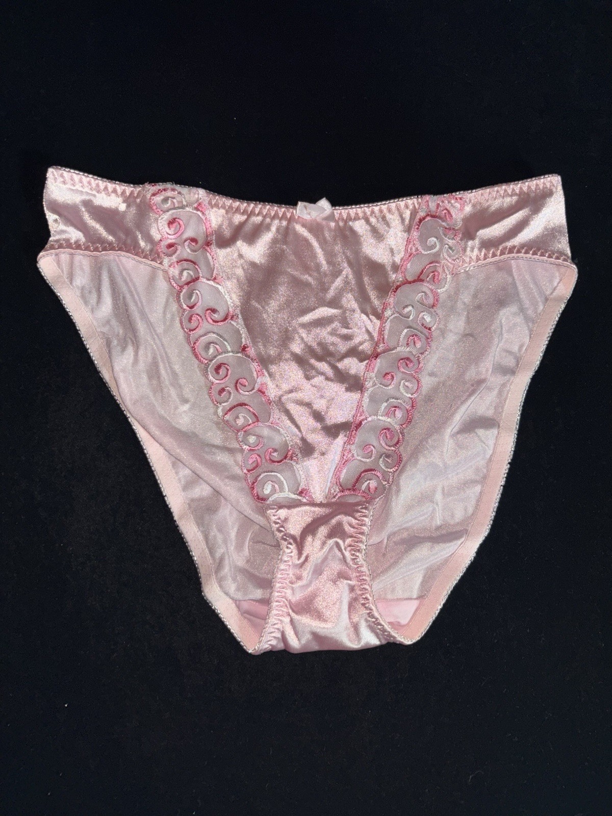 Vintage Victoria’s Secret Pink Second Skin Satin Sissy Panties Sz S NWT