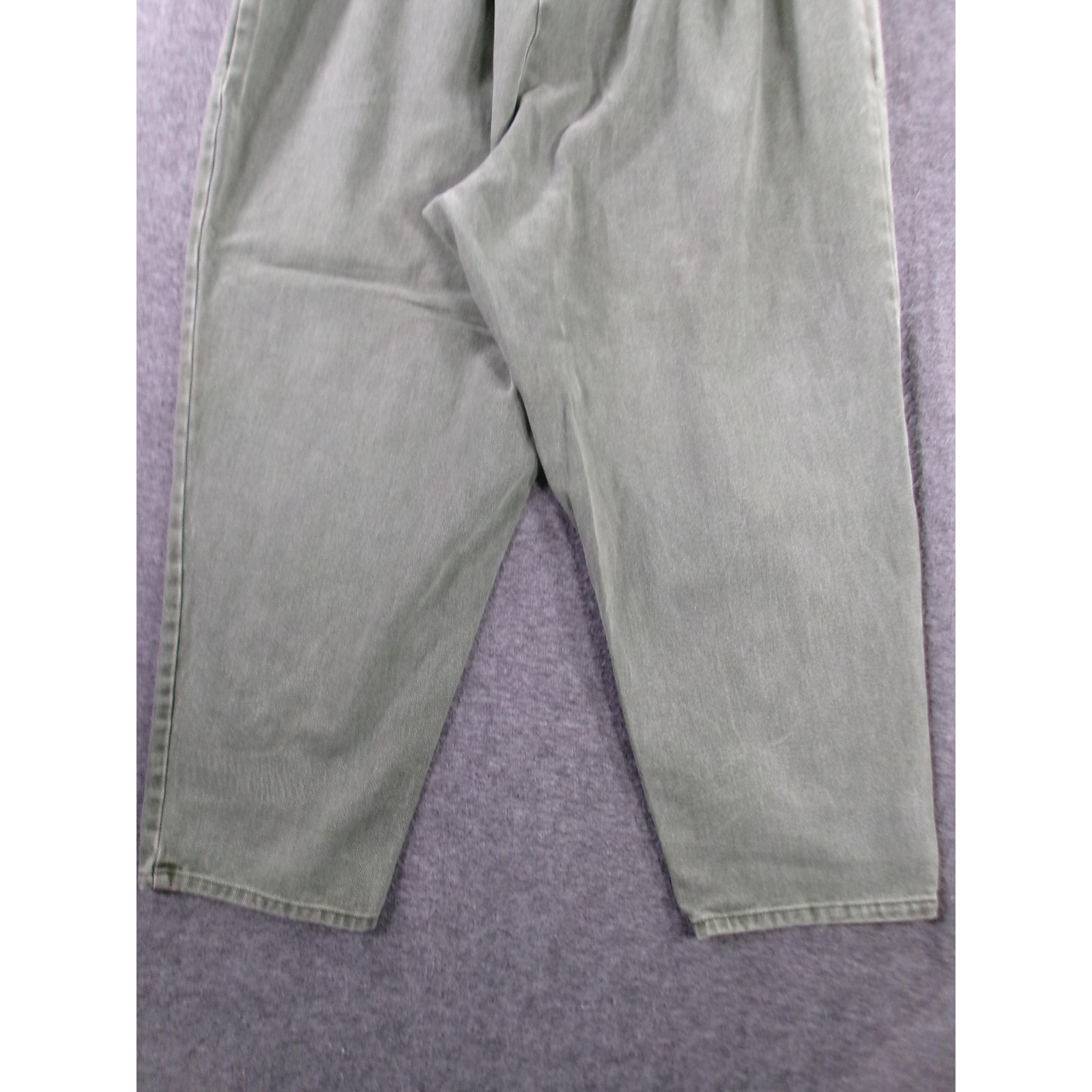 Classic Elements Woman Jeans Womens 26WP Petite Dark Green Vintage 80s Tapered R