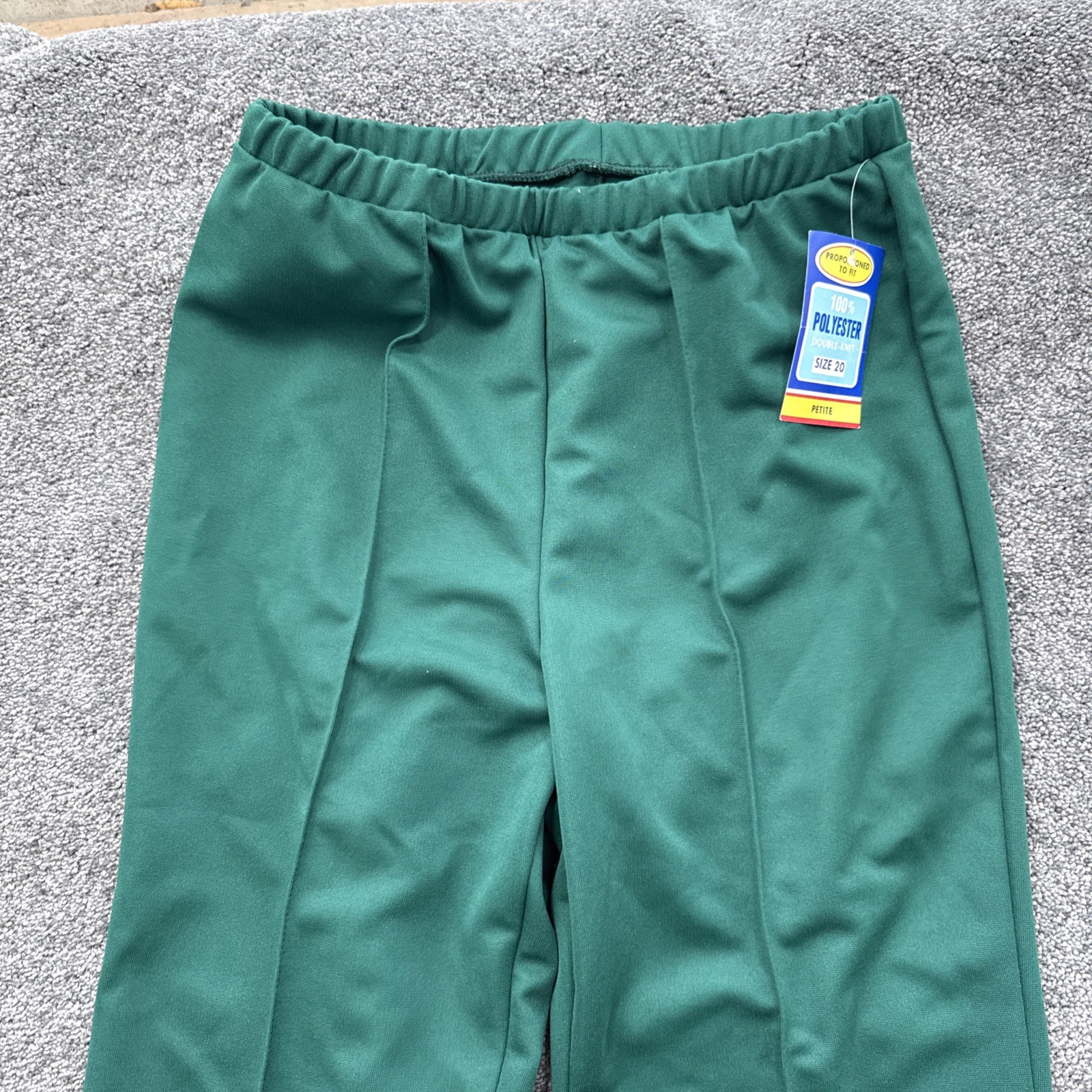 VTG NOS Womens 20 Haband For Her Pants Slacks Dress Pants Elastic Waist Polyeste
