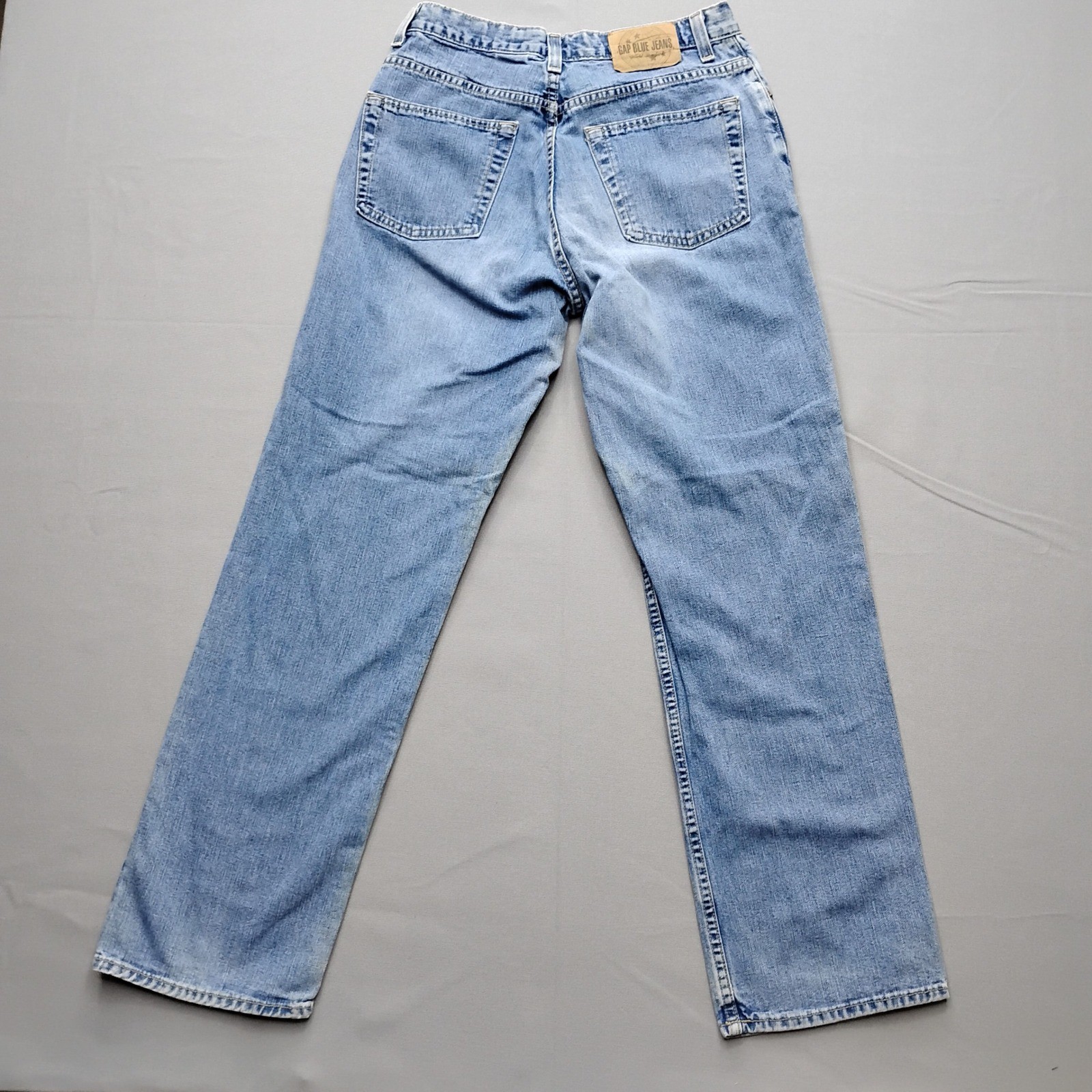 Vintage Gap Loose Fit Jeans Womens 8 Regular Blue Denim Made in USA Button Fly