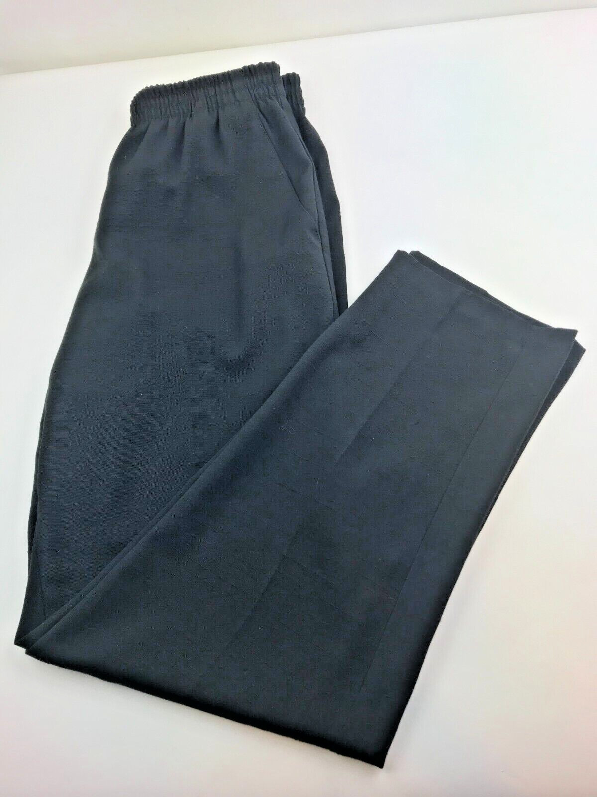 Vtg 80’s Joan Walters Gray Dress Pants Women’s Size 14 Stretch Waist 32″ Inseam