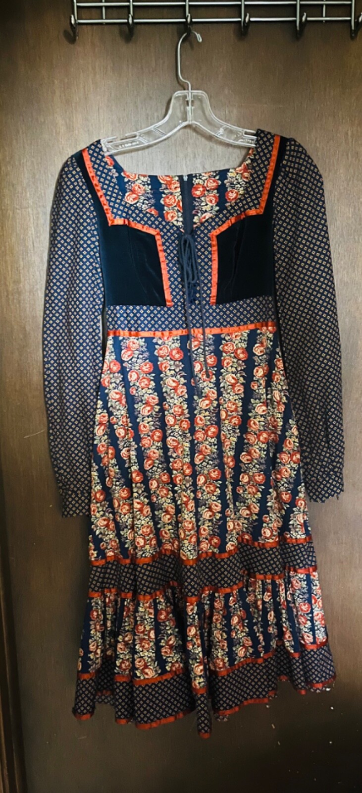 Vintage Gunne Sax Jessica McClintock Dress 1970’s San Fran Very Good+ Condition