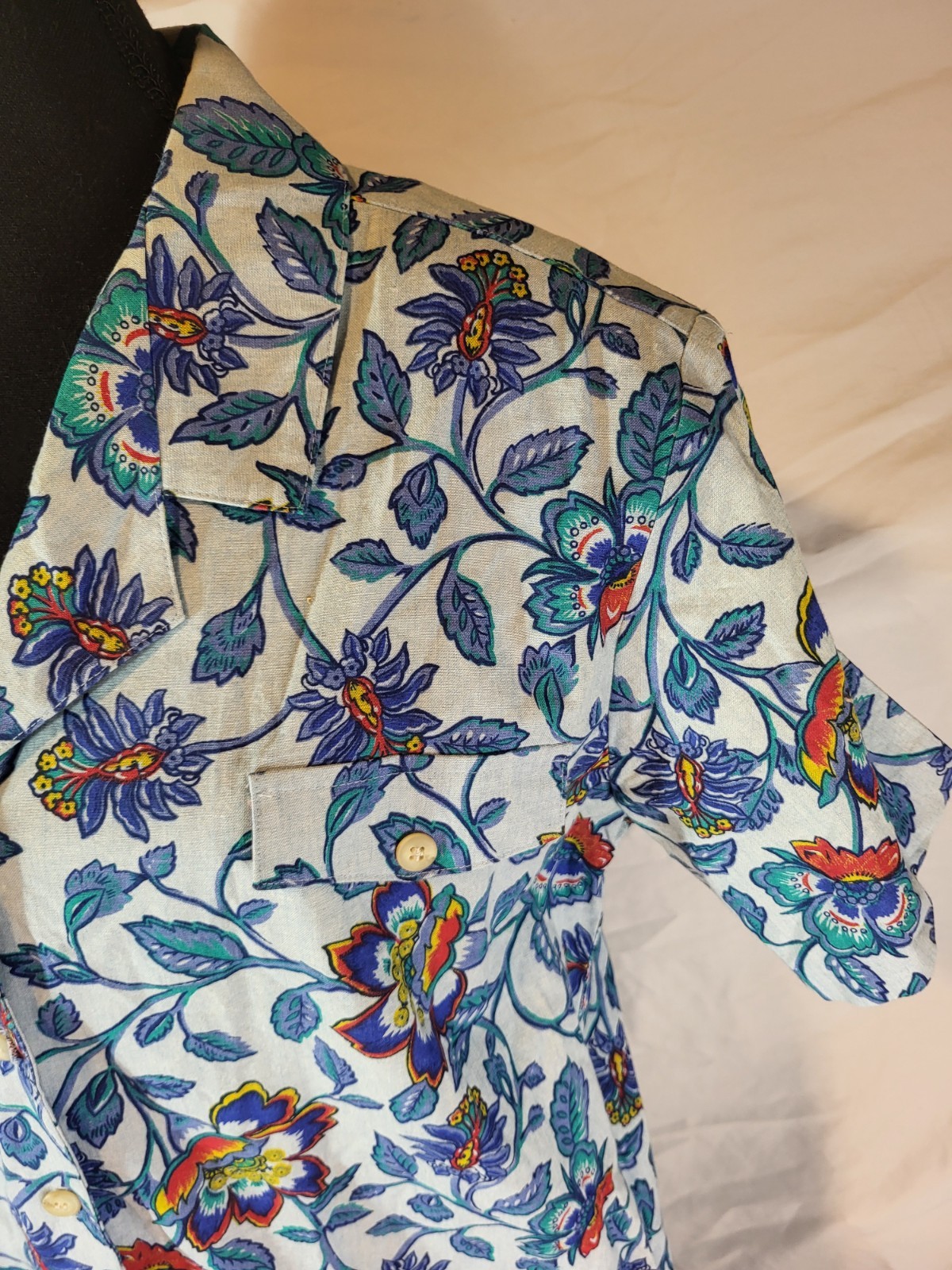 Vintage Carroll Reed Womens Size 12 Floral Midi Long Prairie Dress Cottage Core